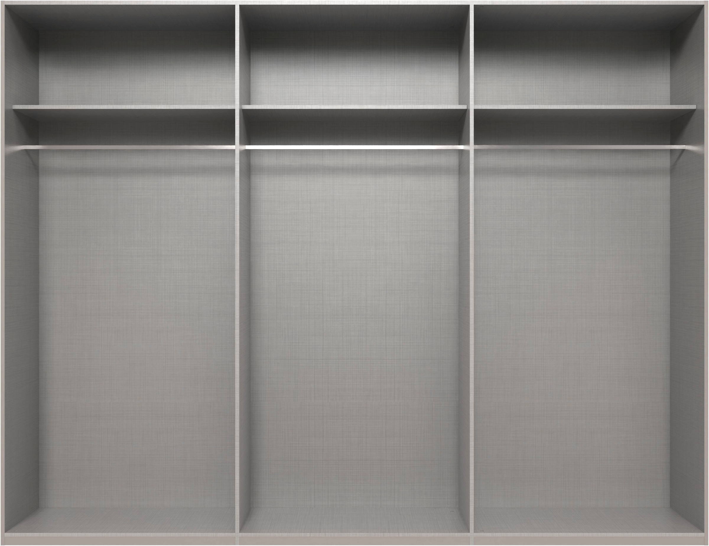 Wimex Kleiderschrank »Mugano,in 8 Breiten,3 Höhen,2 Tiefen, viele Farben, Made in Germany«, (in Basic oder Premium Ausstattung mit 2 weiteren Einlegeböden), mit langen oder kurzen Griffen aus Metall, mit oder ohne Spiegel