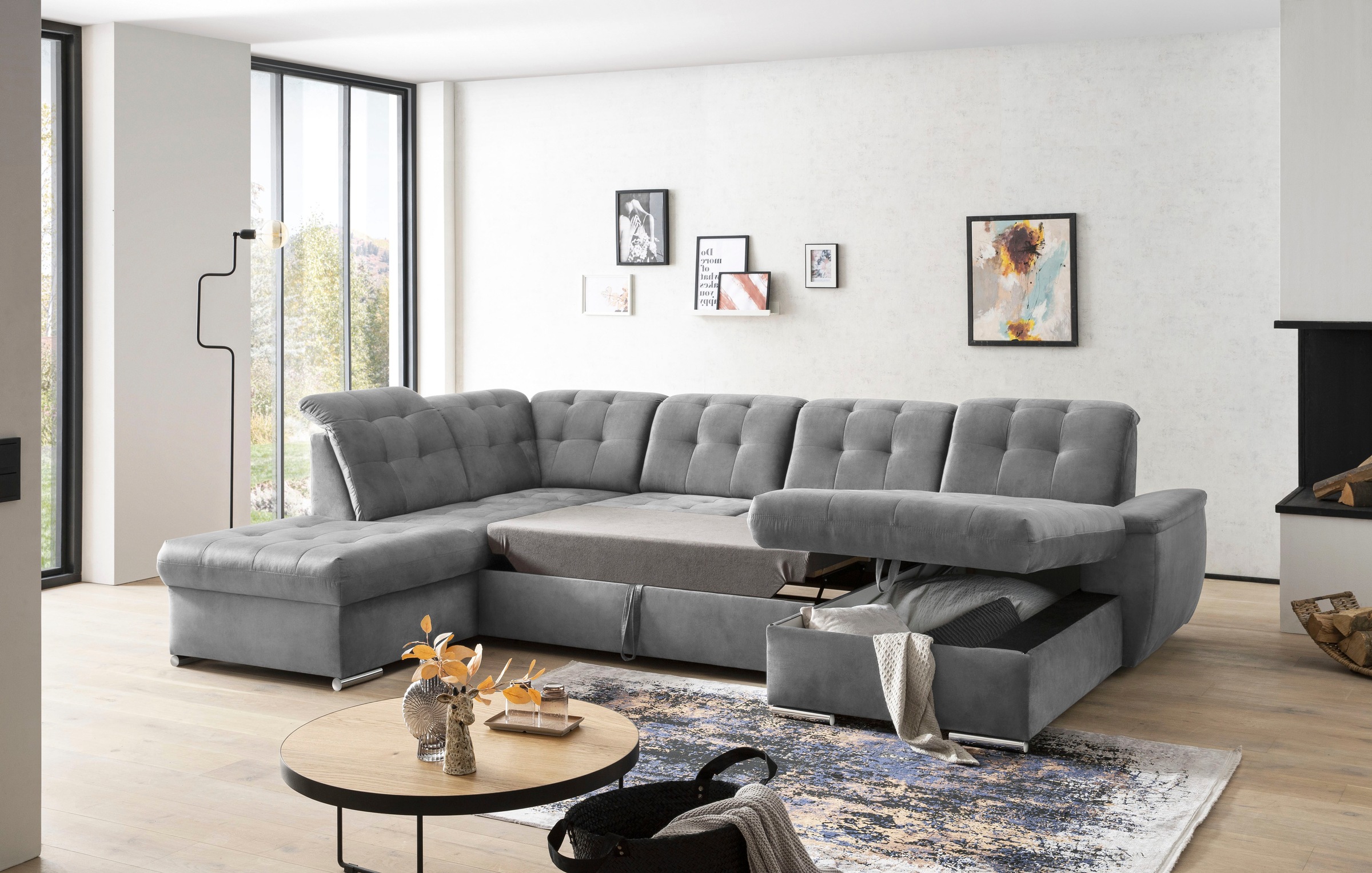exxpo - sofa fashion Wohnlandschaft »Durango, aufwendige Sitz- und Rückenve günstig online kaufen