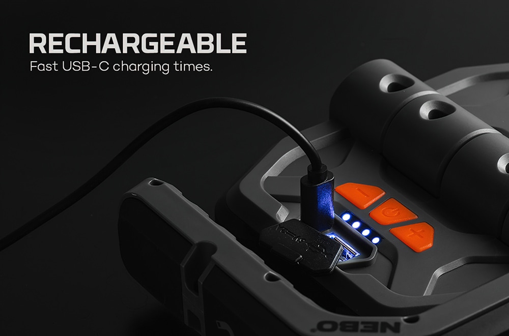 NEBO LED Taschenlampe »Nebo OMNI 3K« Set, Taschenlampe inkl. Ladekabel, 2 Stk. tlg.