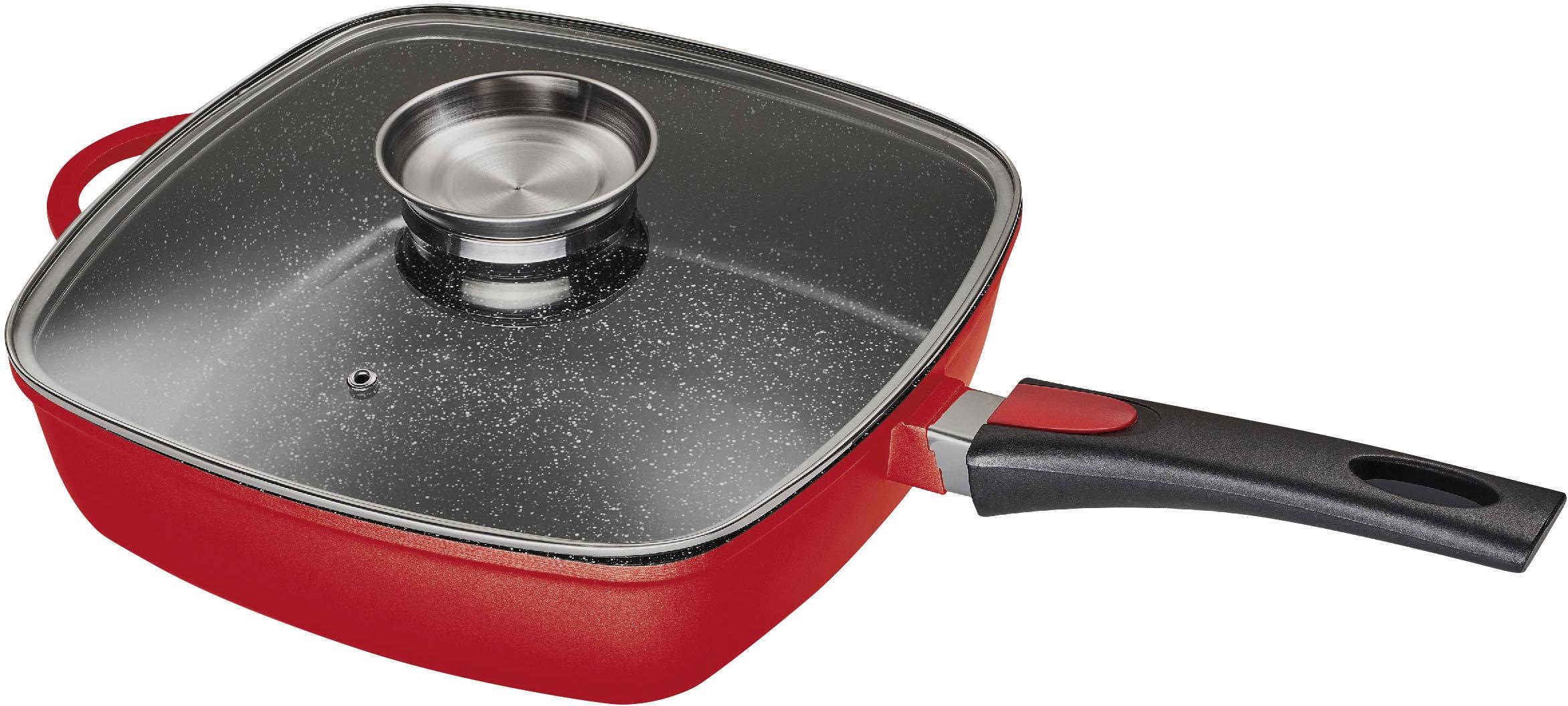 KING Bratpfanne, Aluminiumguss, (1 tlg.), 28 x 28 cm, abnehmbarer Griff, In günstig online kaufen
