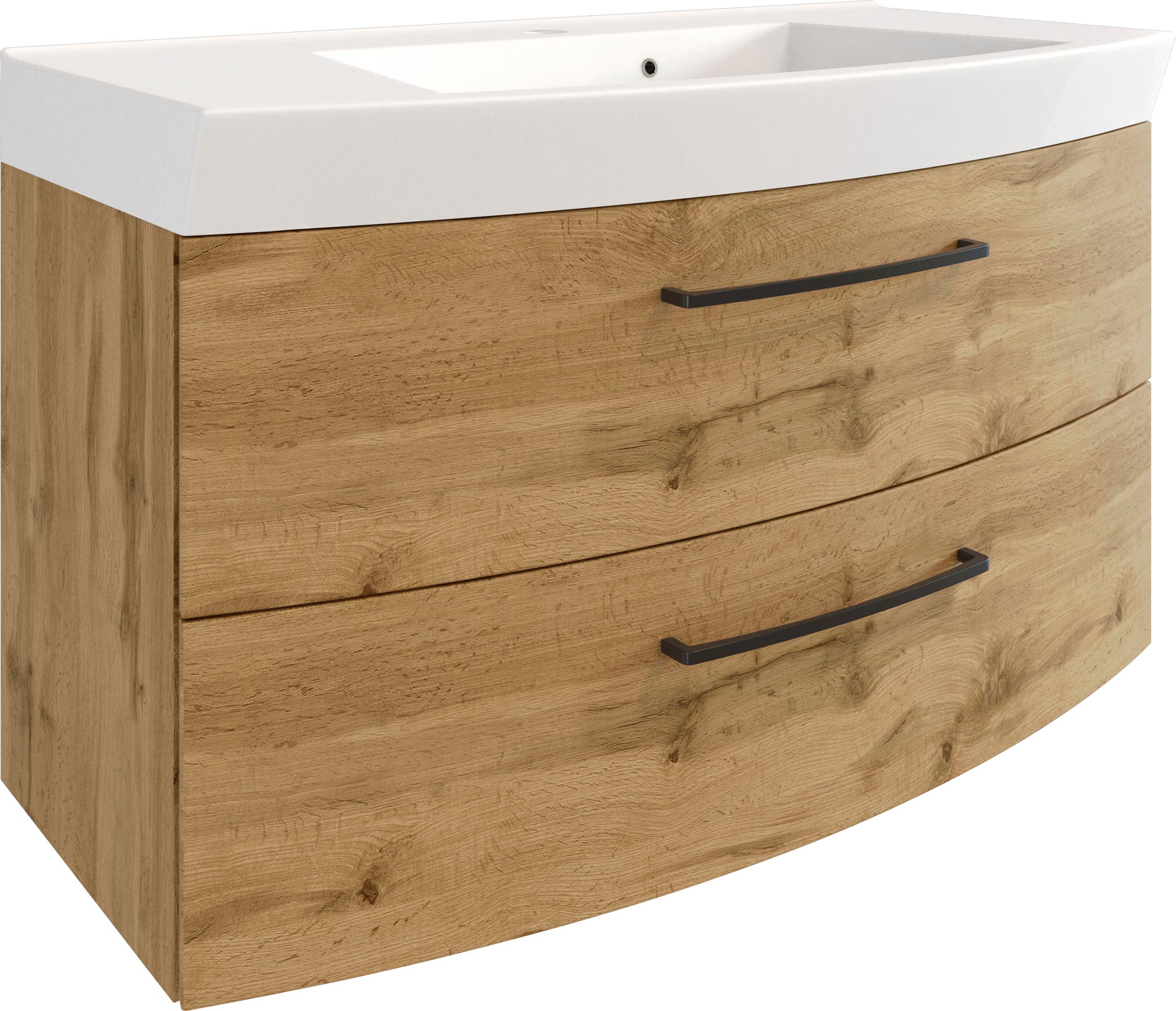 welltime Waschbeckenschrank »Chicago«, Badmöbel, Waschtisch, Breite 100 cm, günstig online kaufen
