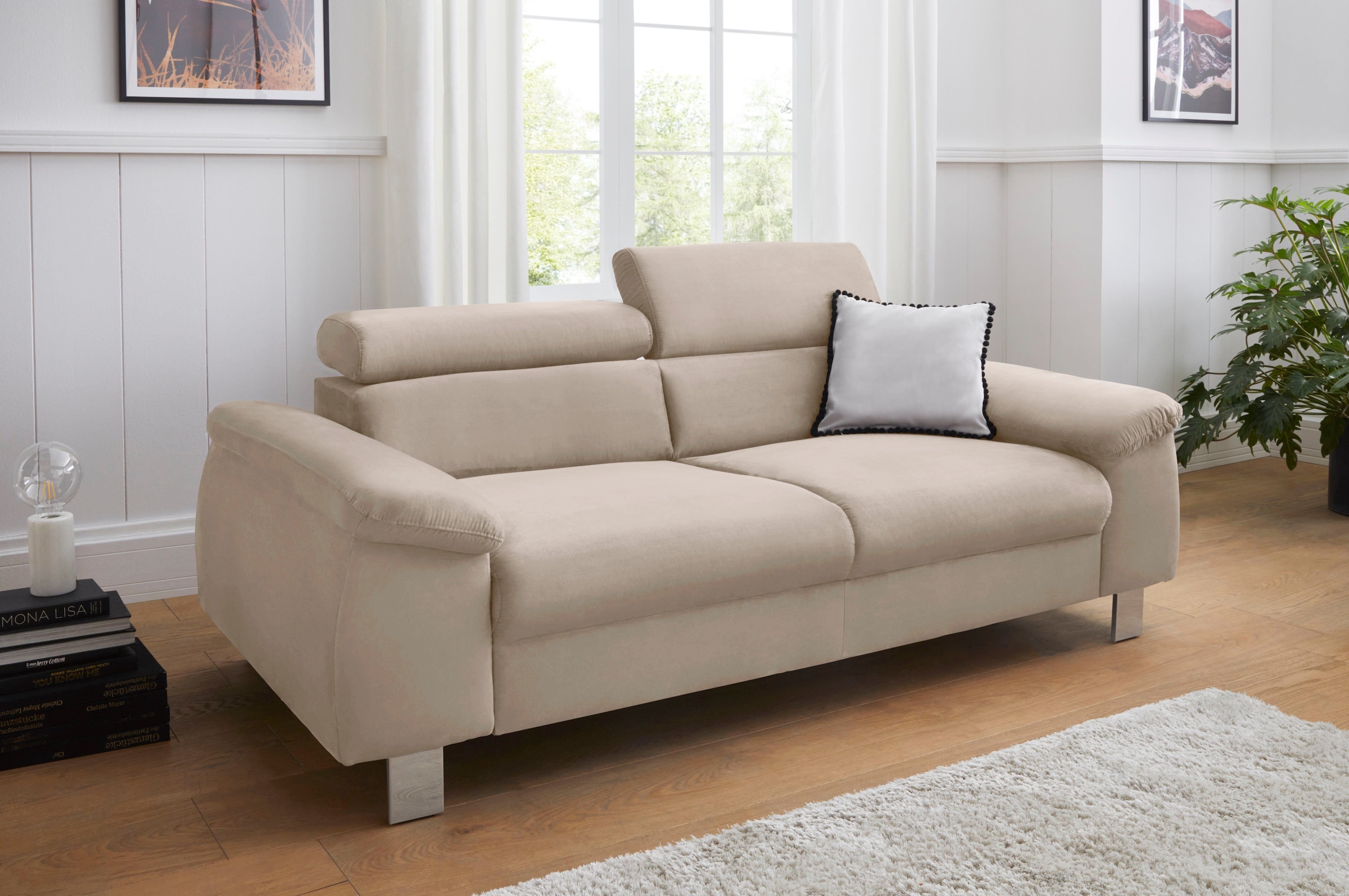 COTTA Polstergarnitur »Komaris, B: 193 bzw. 100 cm« Set, Set: 3er-Sofa & Ho günstig online kaufen