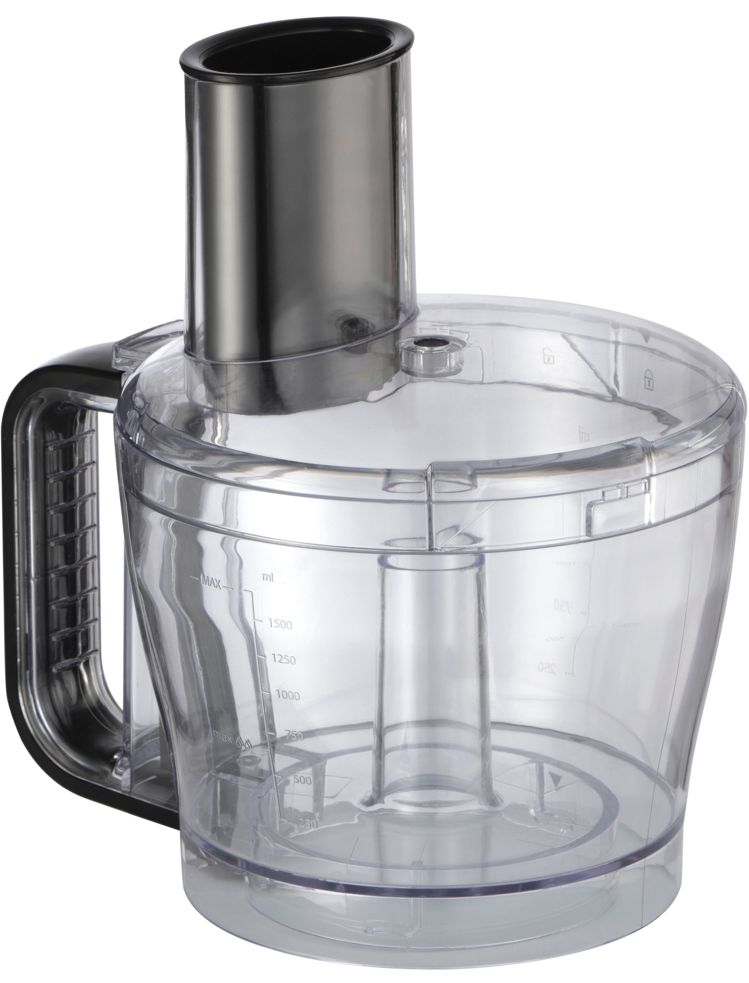 RUSSELL HOBBS Zerkleinerer »Matte Charcoal Food Processor 27111-56, 2,3 Liter Glasbehälter,«, 600 W, spülmaschinengeeignetes Zubehör