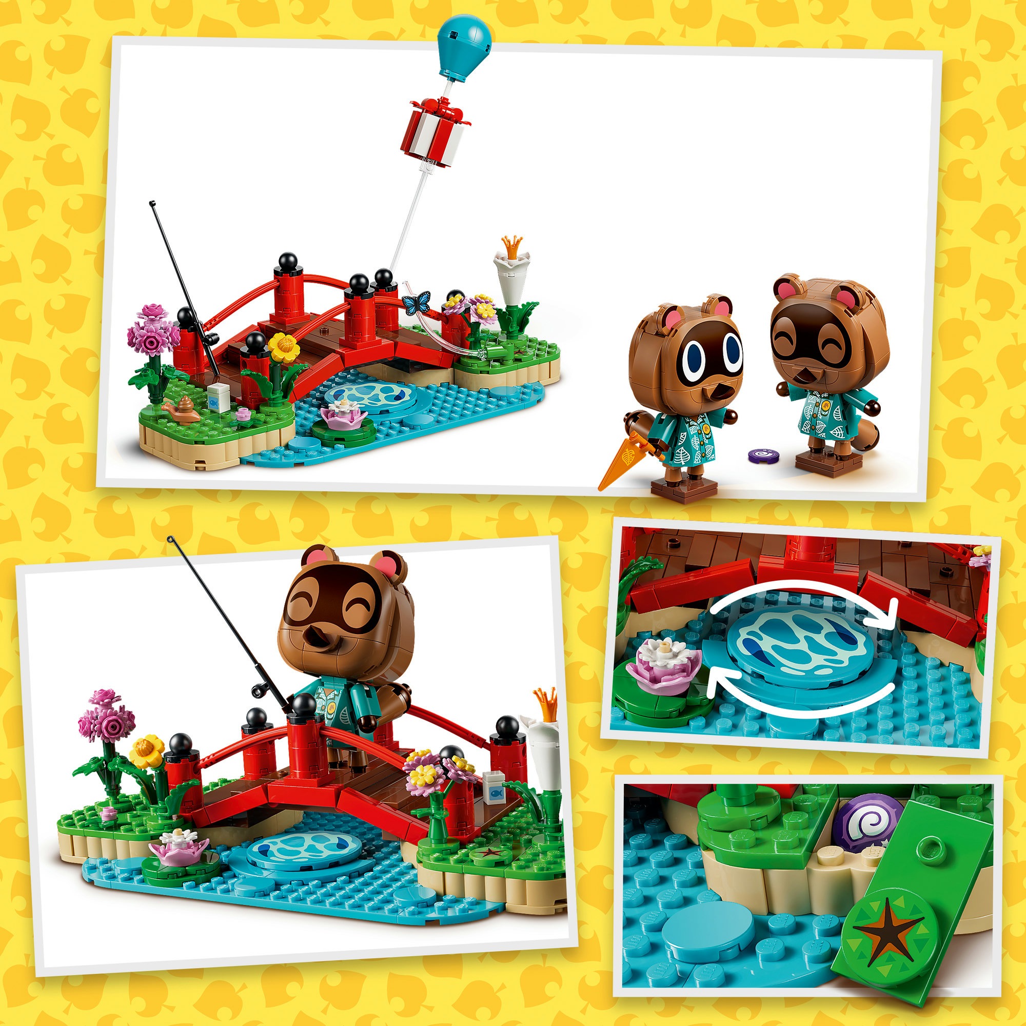 LEGO® Konstruktionsspielsteine »Ausflug mit Nepp und Schlepp (77059), LEGO Animal Crossing« Made in Europe