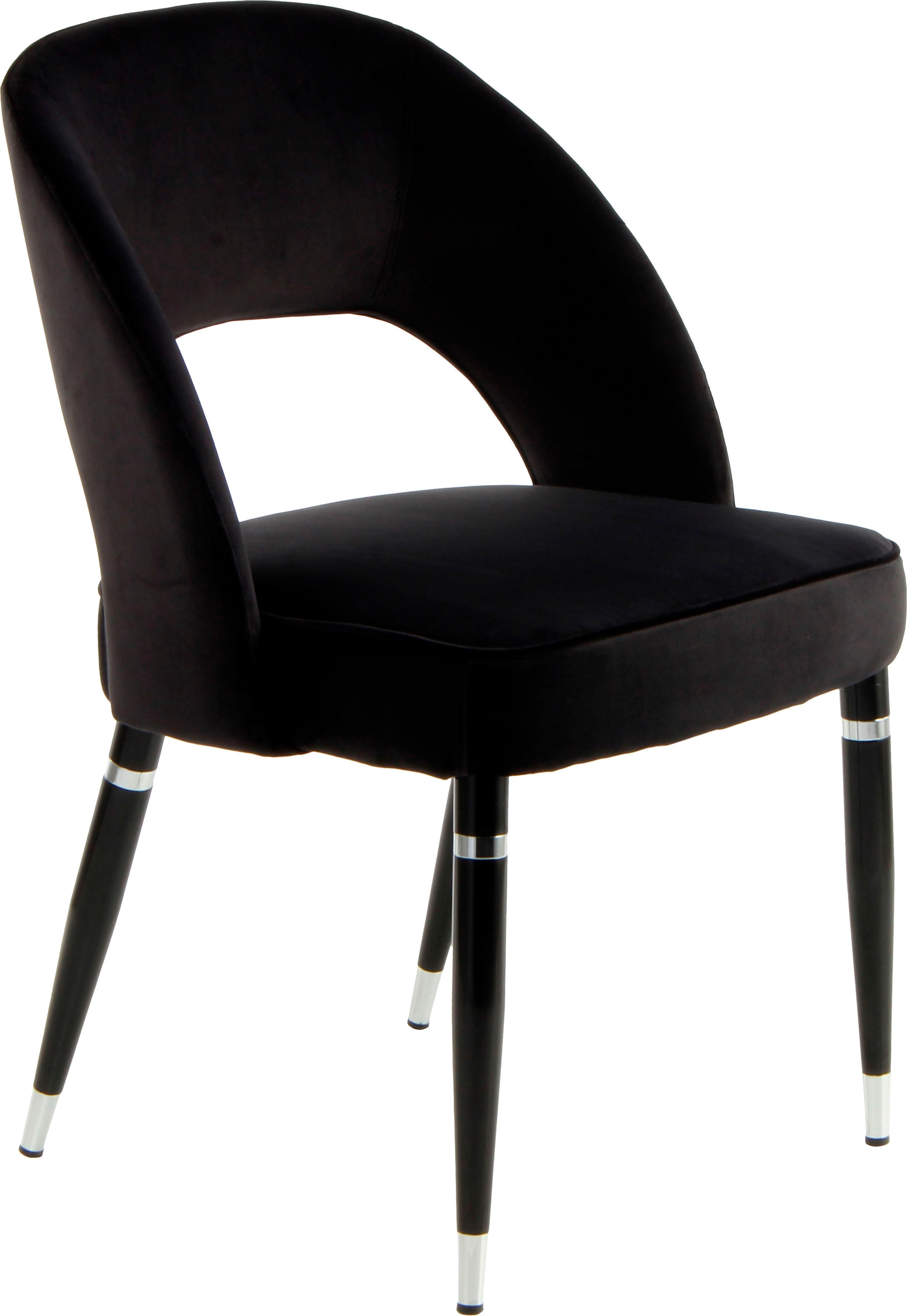 Kayoom Polsterstuhl »Stuhl Courtney 525 2er-Set, 2er-Set Stühle, komfortables Sitzgefühl«, (Set), 2 St., samtweicher Bezug, modern, weicher Stoffbezug