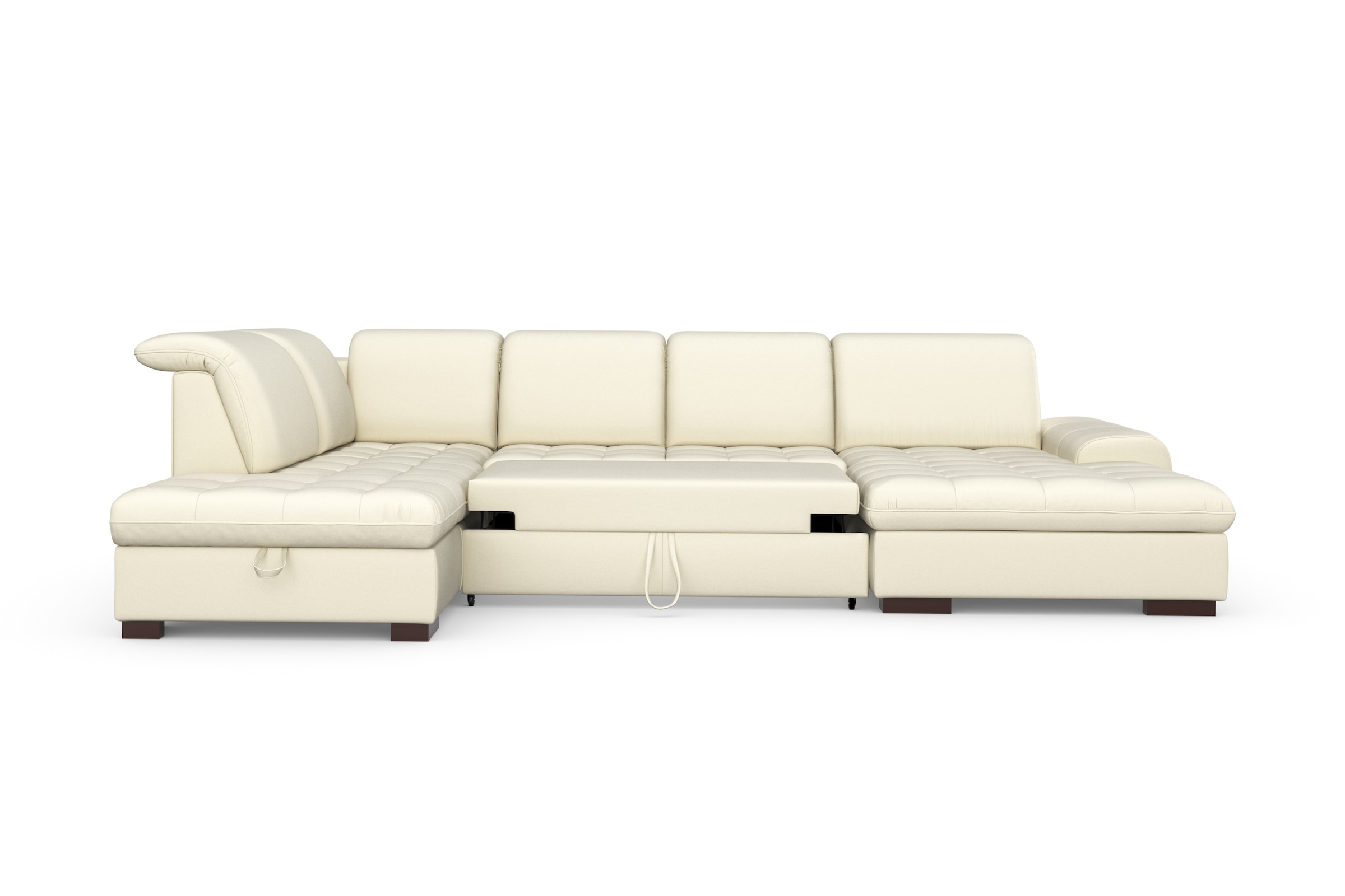sit&more Wohnlandschaft »Luxor U-Form«, wahlweise mit Bettfunktion, Bettkasten und Kopfteilverstellung