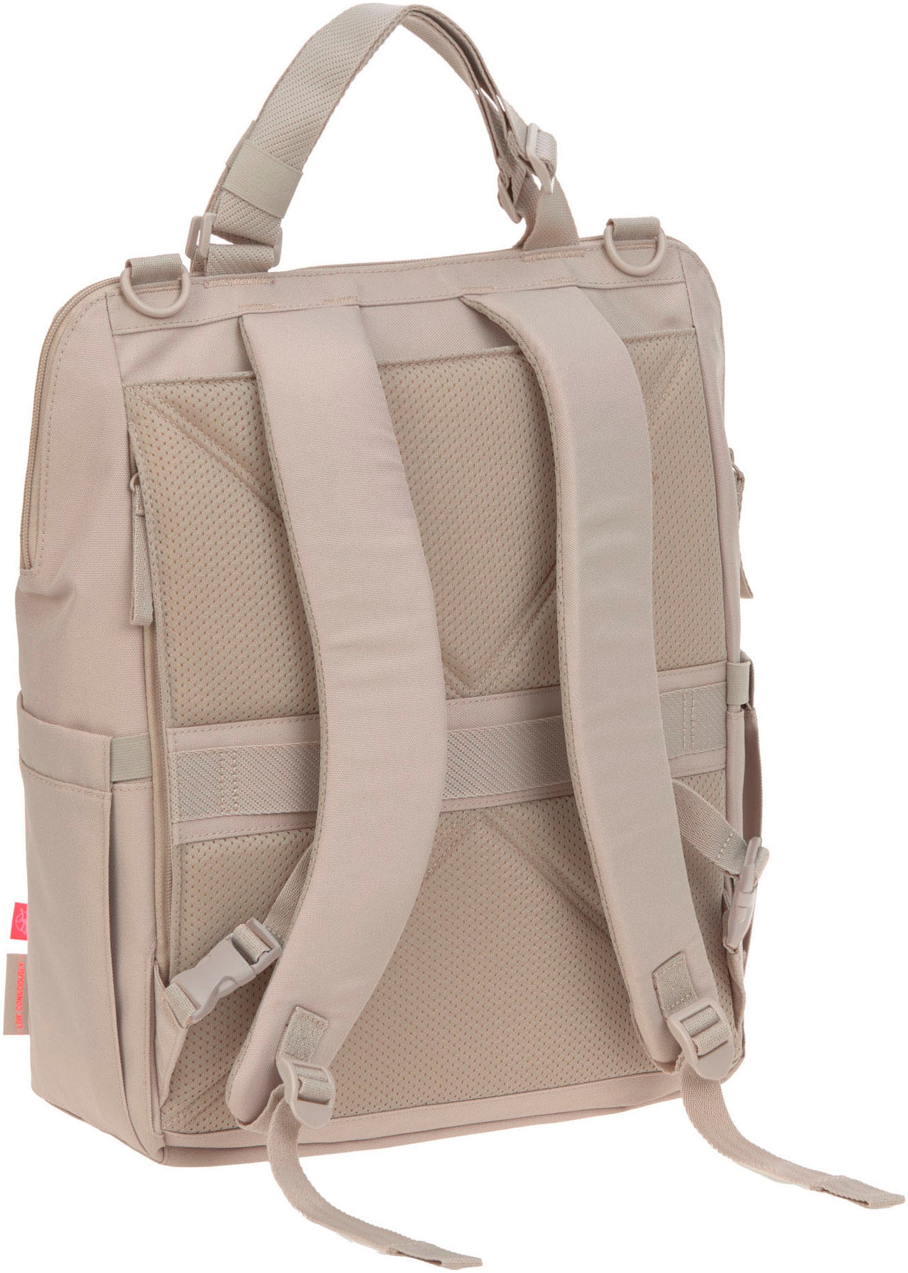 LÄSSIG Wickelrucksack »Green Label, Conversion Backpack, beige«