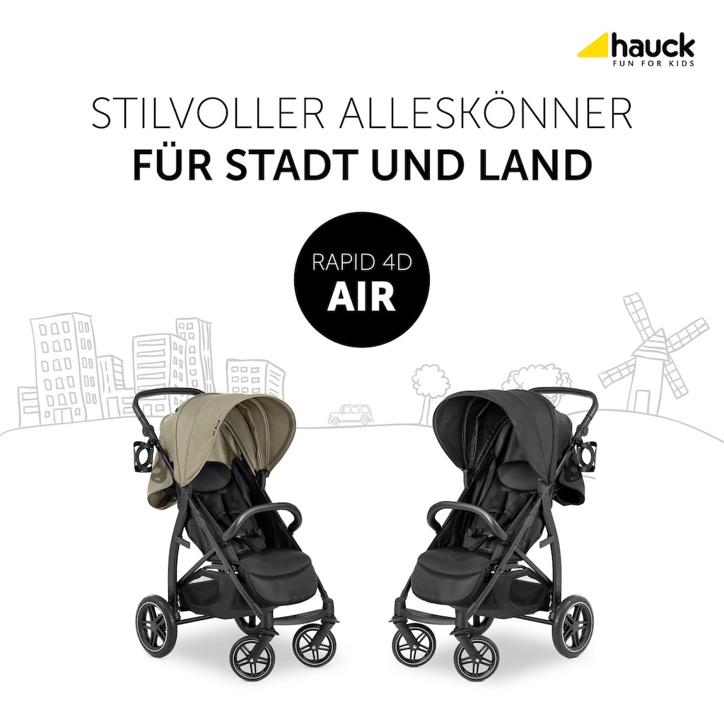 Hauck Kinder-Buggy »Rapid 4D Air, black«