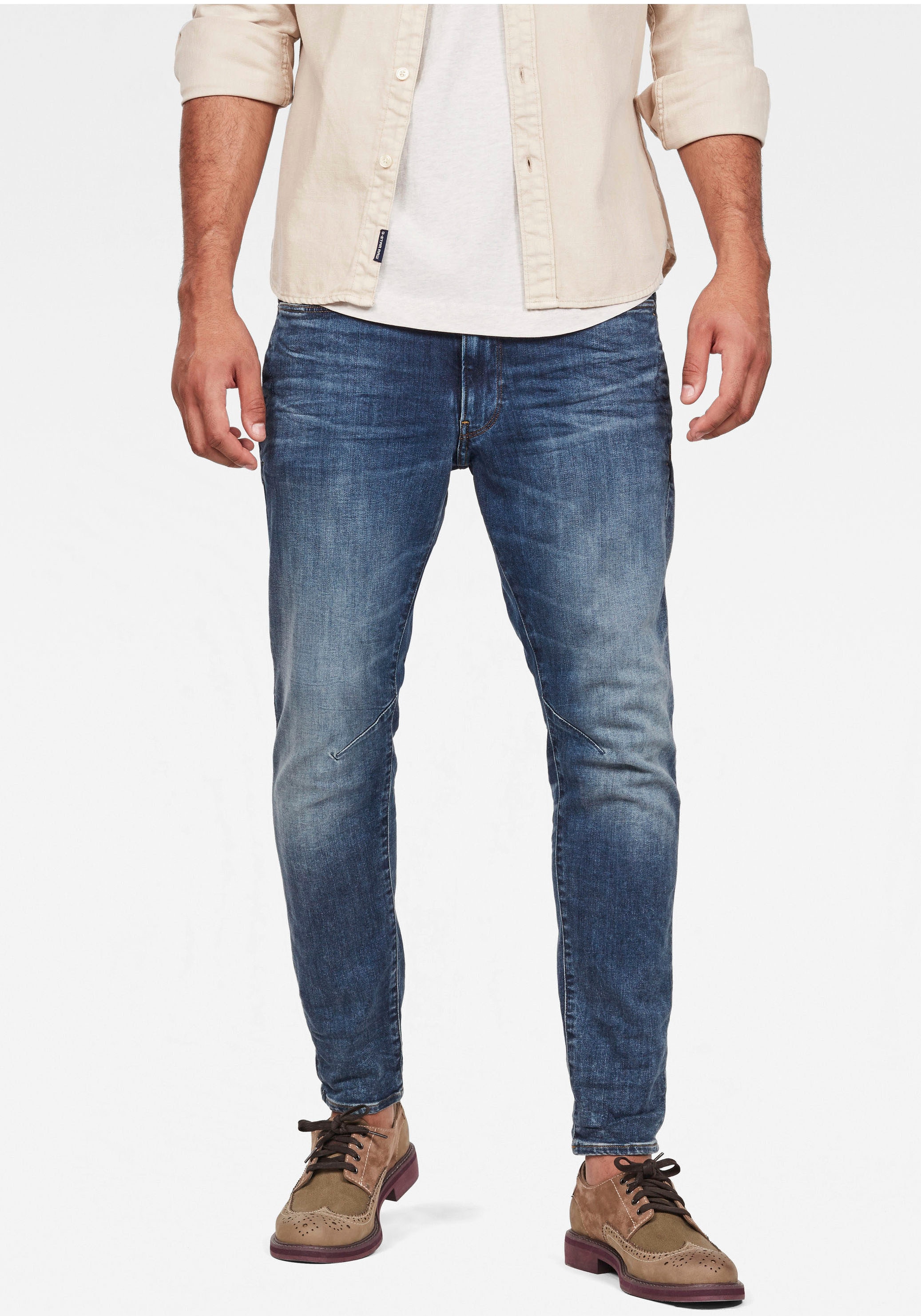 G-STAR Slim-fit-Jeans »3301 Slim«, mit toller Waschung und Elasthan