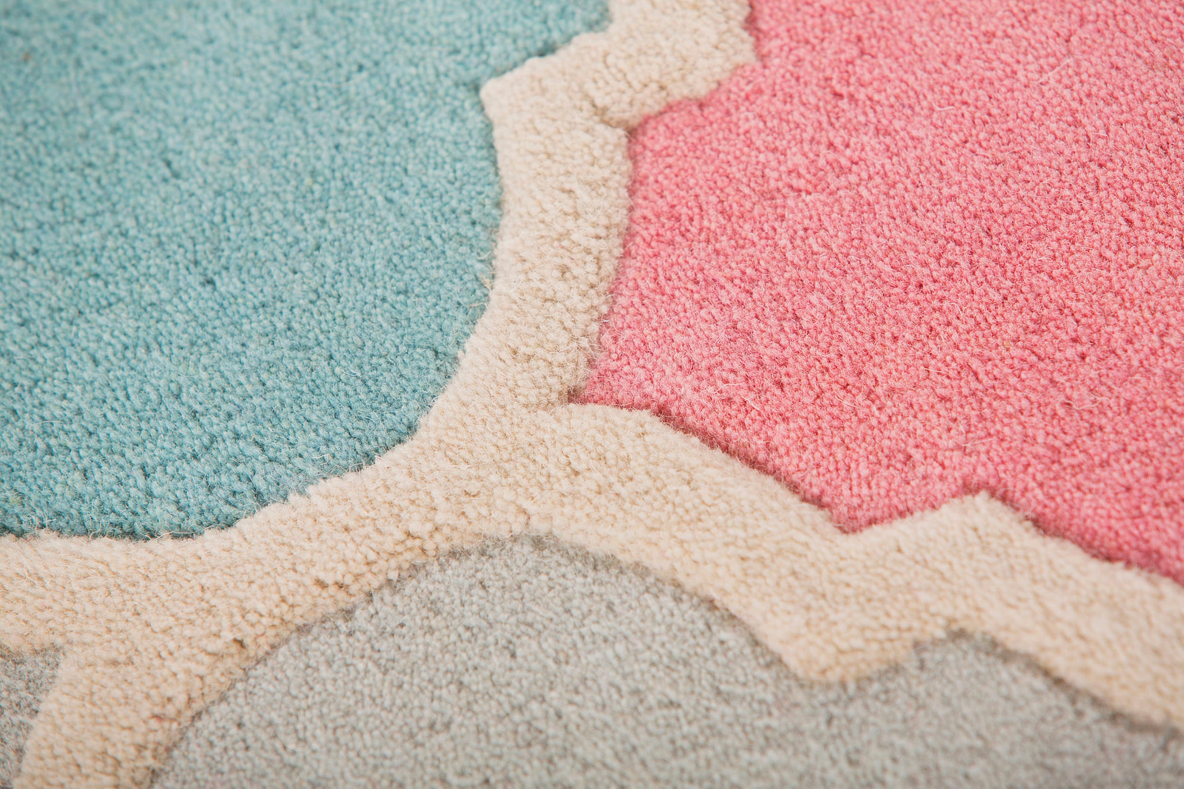 FLAIR RUGS Läufer »Rosella«, rechteckig, 10 mm Höhe, 100% Wolle, mehrfarbig, Ornamente, mit Hoch-Tief-Effekt, Teppichläufer