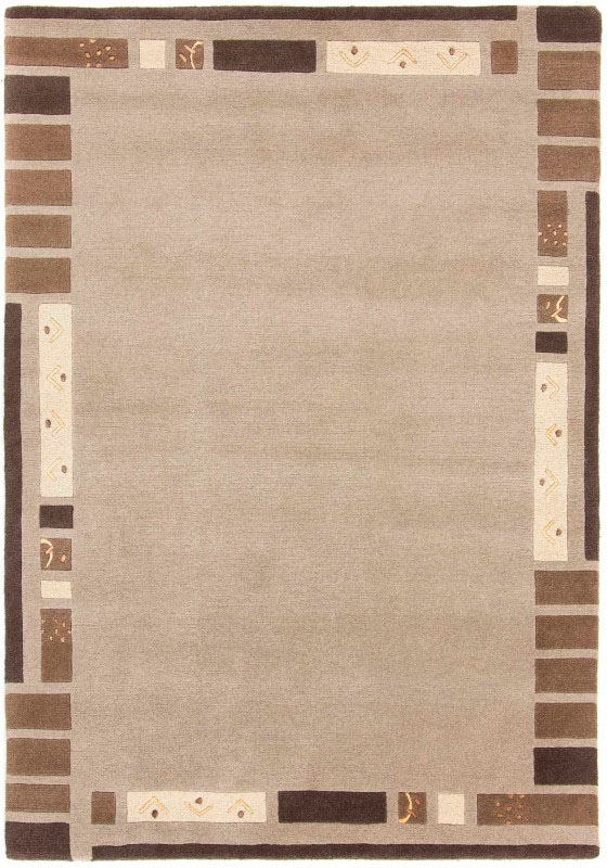 carpetfine Wollteppich »Nepal Jaipur«, rechteckig, 20 mm Höhe, reine Wolle, günstig online kaufen