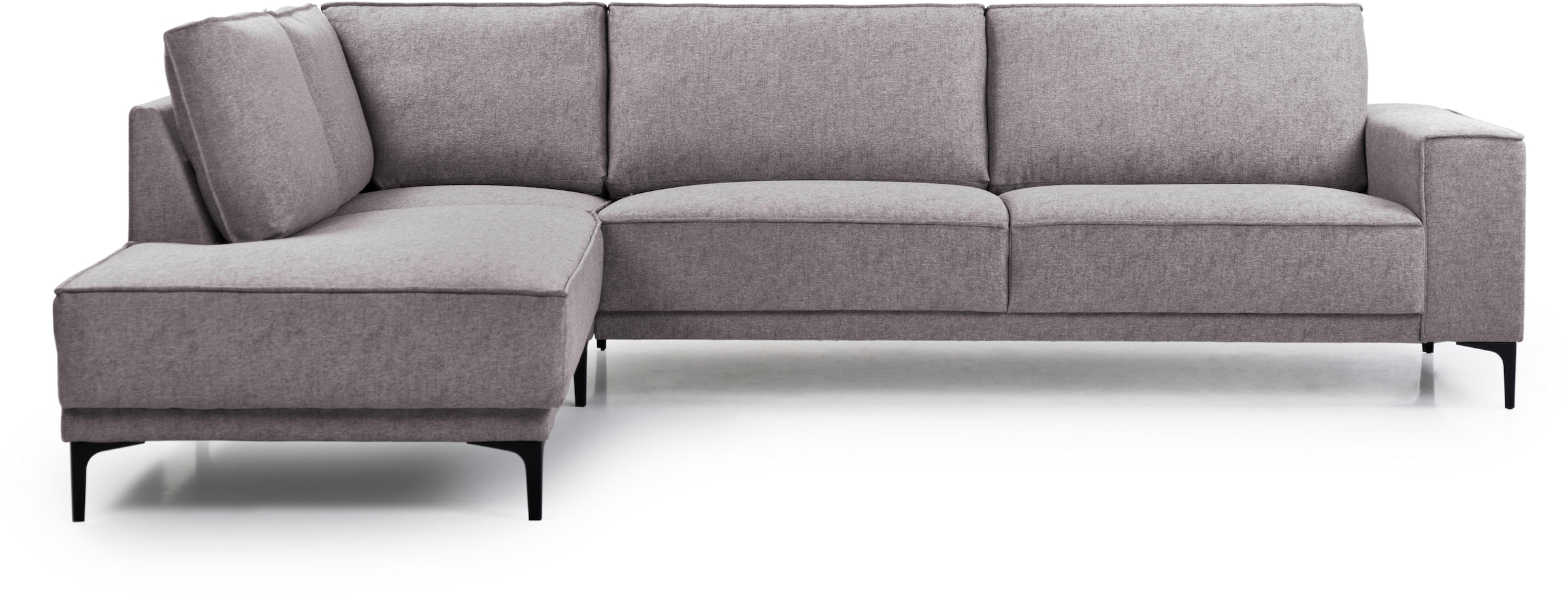 OTTO home Ecksofa »OLAND L-Form, B: 289 cm, Skandi-Design« Struktur, Flachg günstig online kaufen