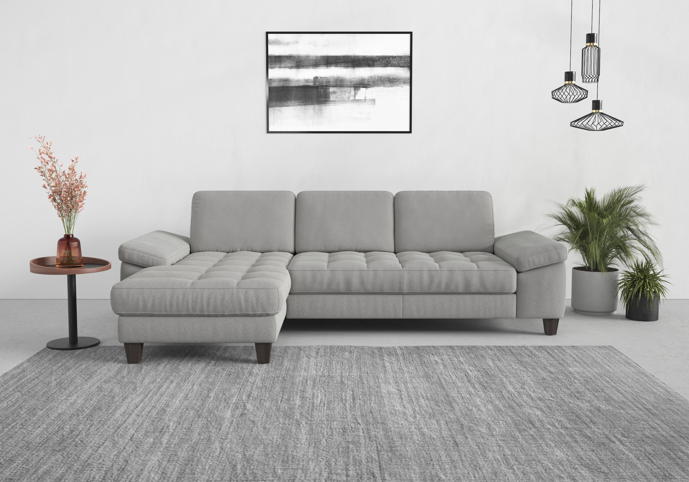 sit&more Ecksofa »Westham L-Form« Recamiere, mit oder ohne Bettfunktion, Be günstig online kaufen