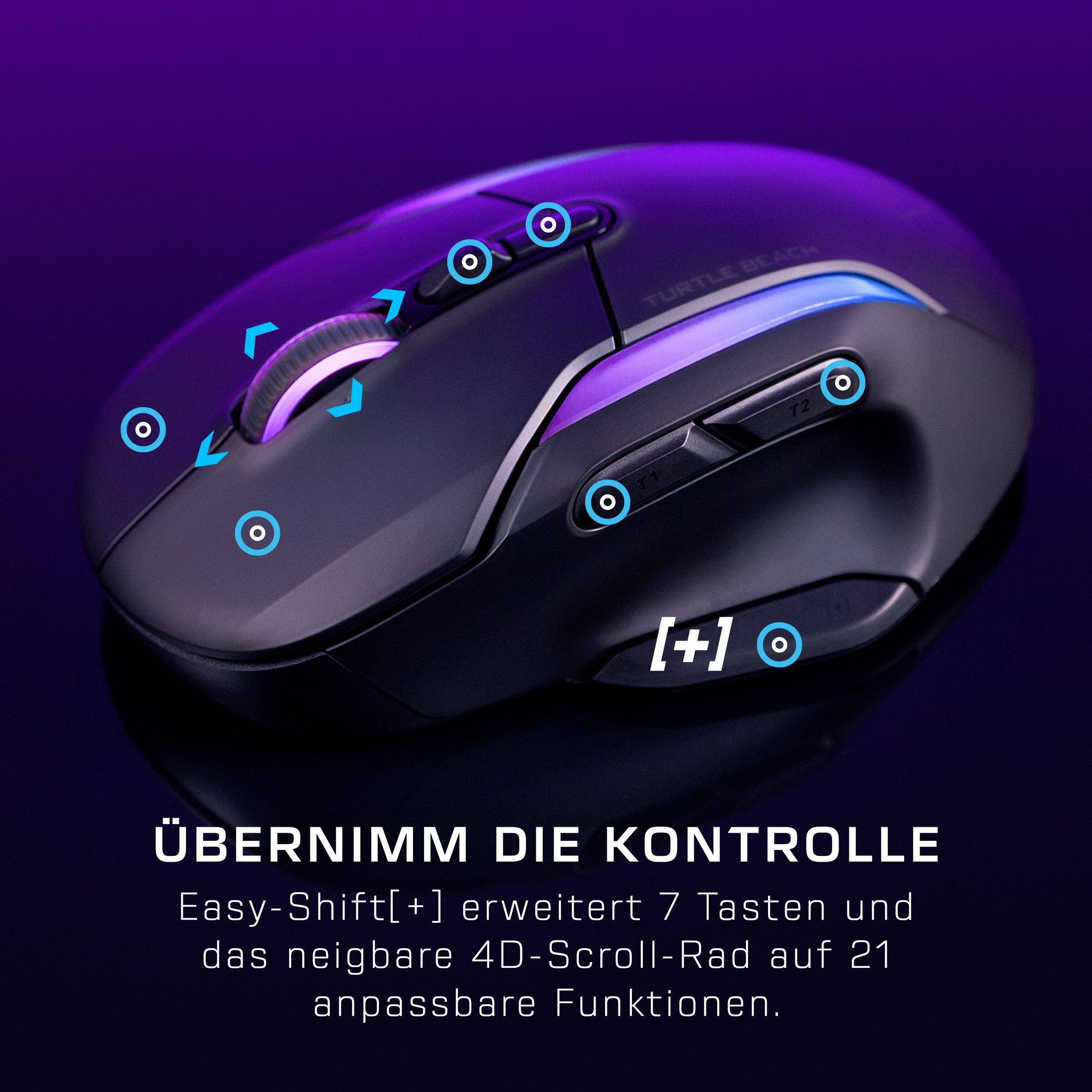 Turtle Beach Gaming-Maus »Kone II Air«, Bluetooth-Funk