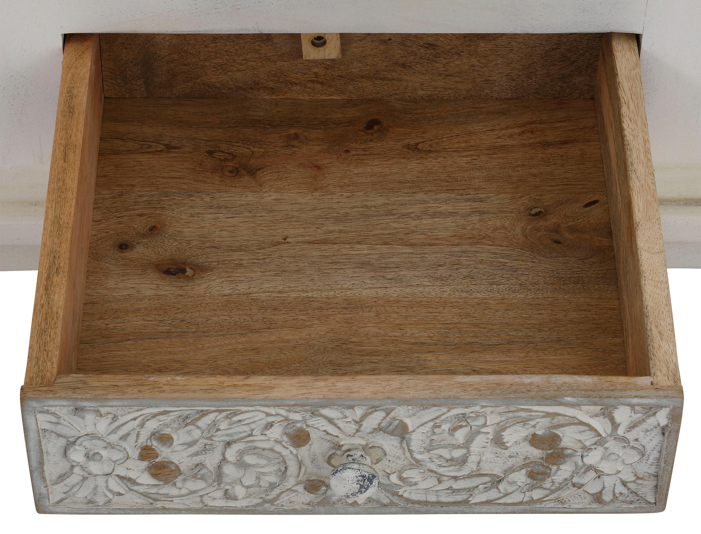 Home affaire Sideboard »Rajat«, Kommode aus Mangoholz mit Türfrontfräsungen, Breite 140 cm