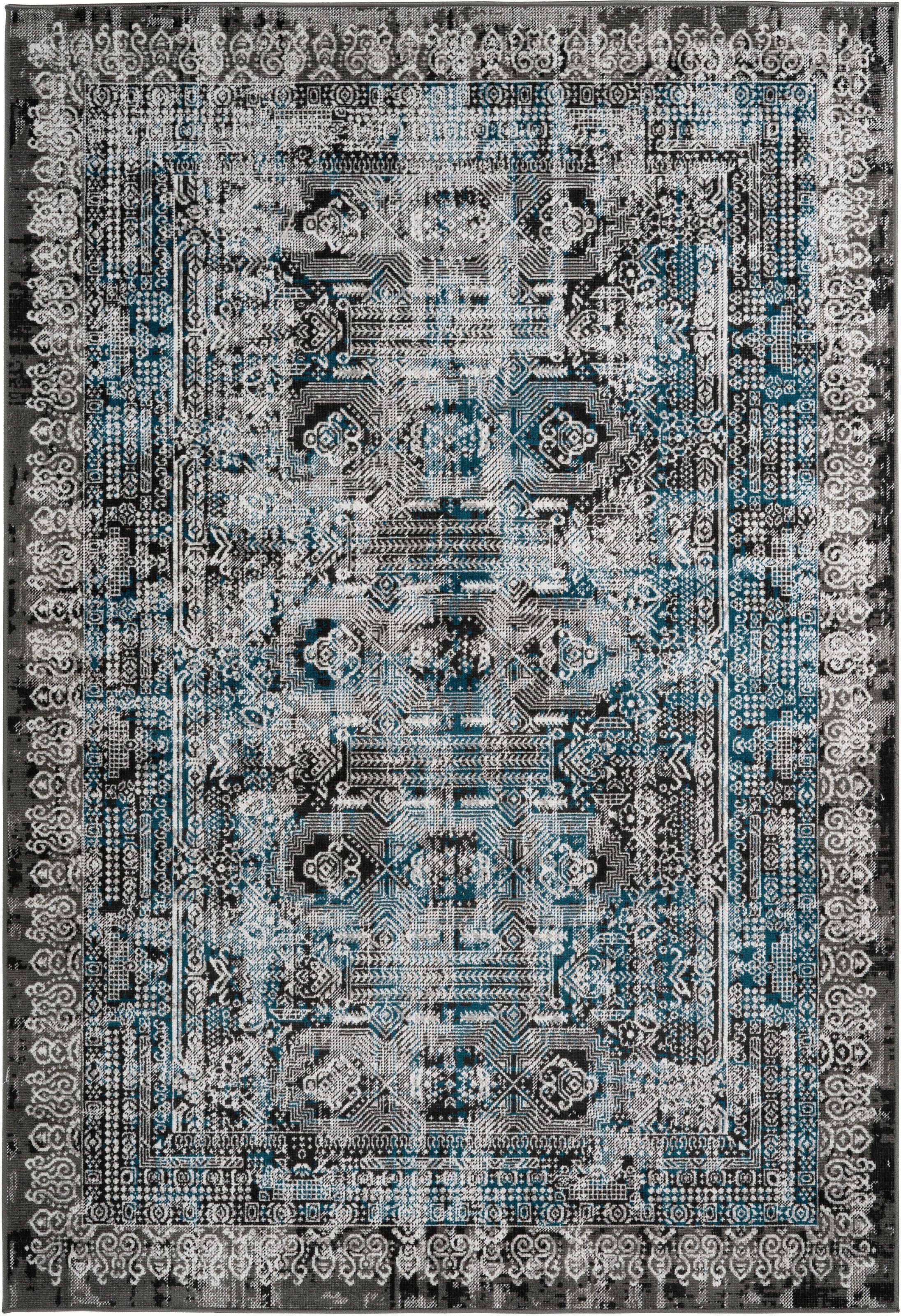 me gusta Teppich »Ariya 525«, rechteckig, 6 mm Höhe, Flachflor, gekettelt, günstig online kaufen
