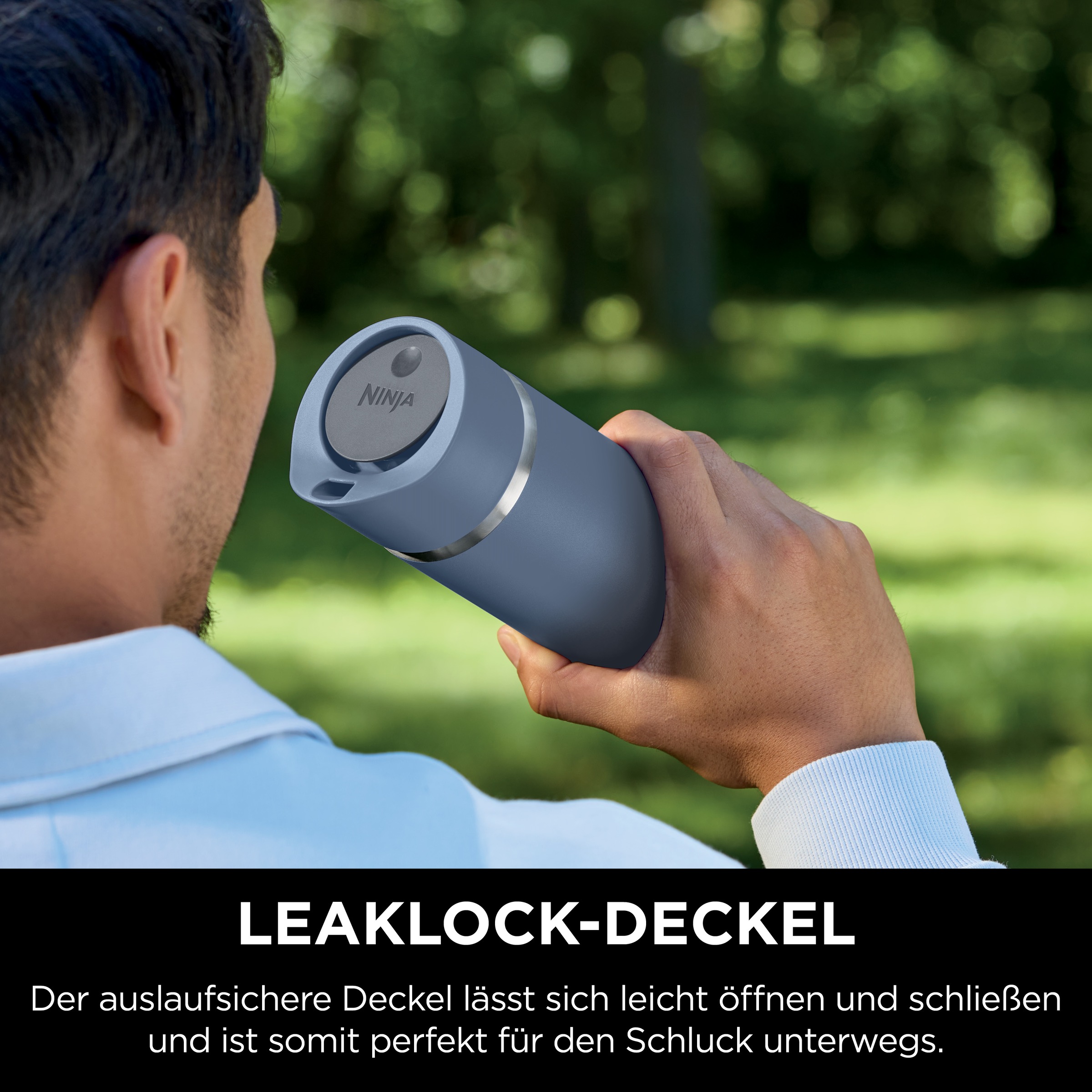 NINJA Isolierflasche »Ninja Sip Perfect Reisebecher - 300 ml DW1203EUU / 400 ml DW1603EUU«, Kontrollierte Wärme für den perfekten Schluck, jedes Mal