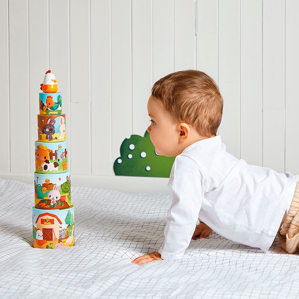 Janod Stapelspielzeug »Meine erste Pyramide - Huhn«, FSC®- schützt Wald - weltweit