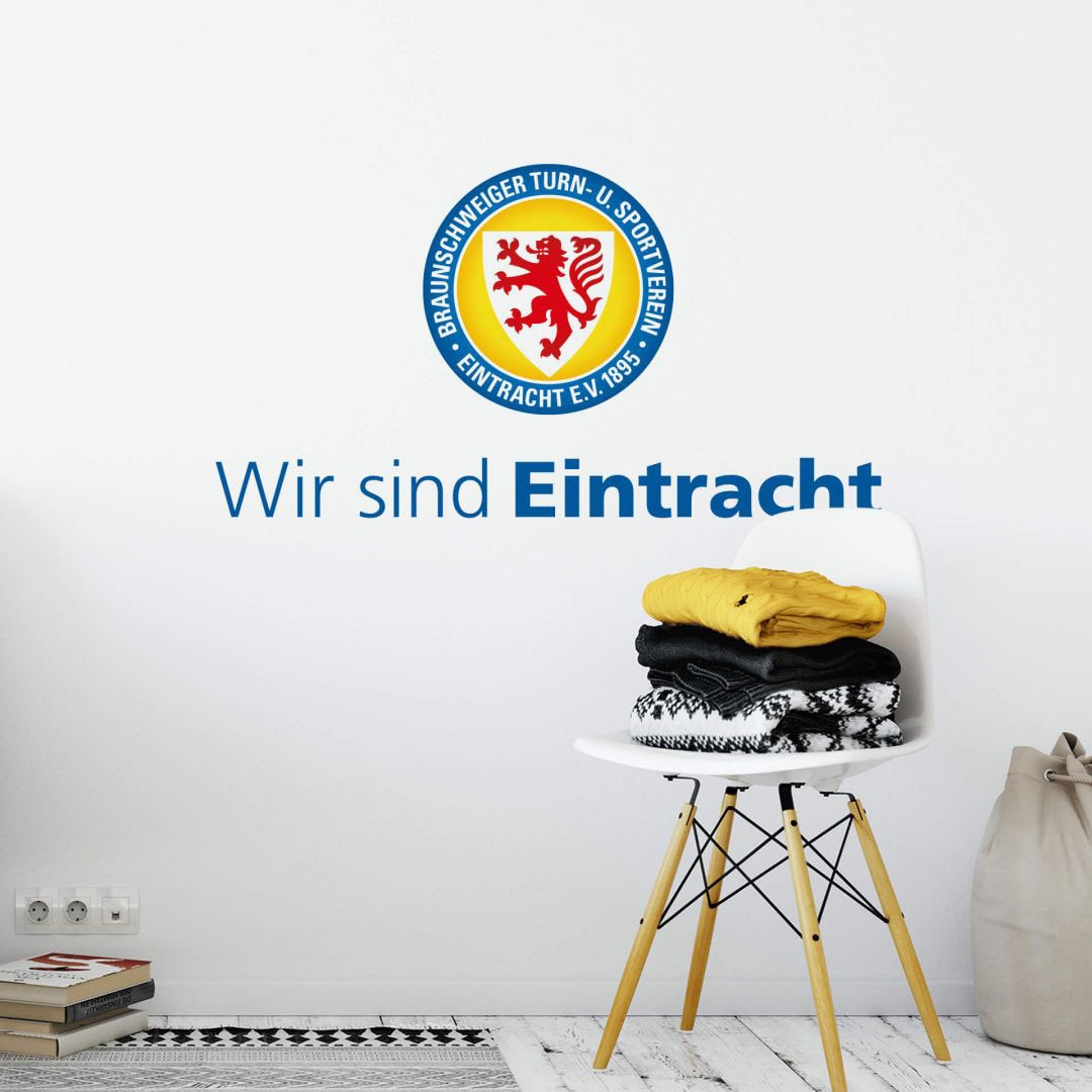 St.) Wall-Art Eintracht sind kaufen »Wir (1 Wandtattoo Braunschweig«, online