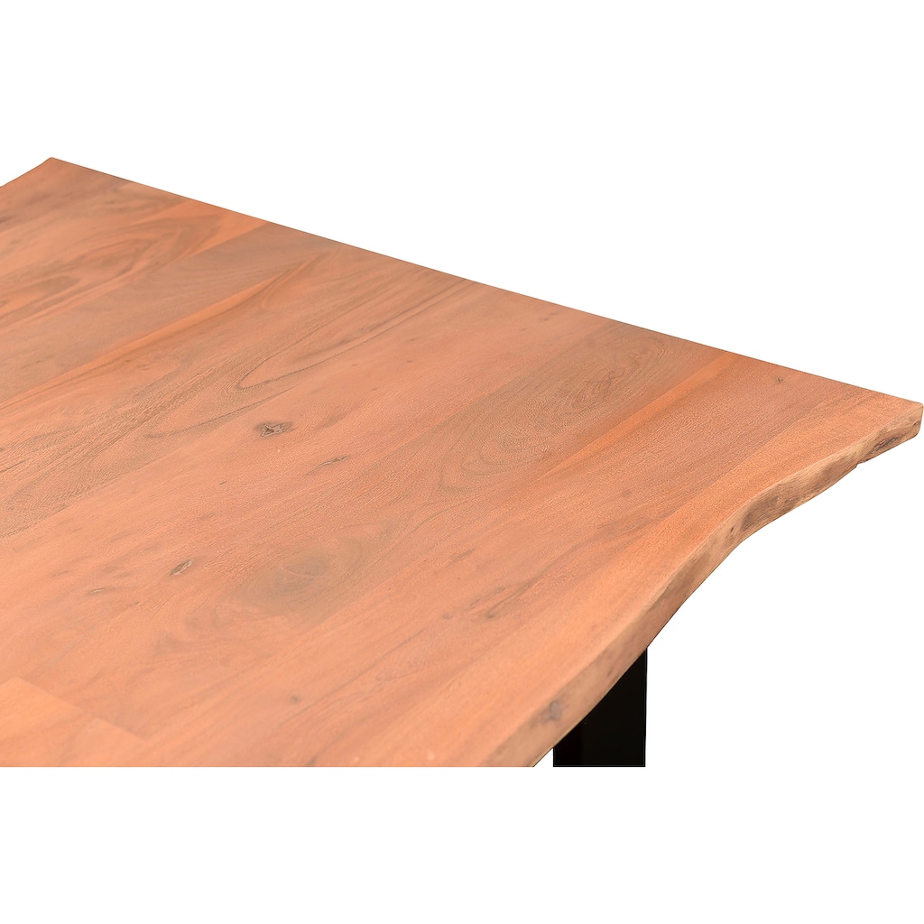 SIT Baumkantentisch, mit Baumkante und Kufengestell