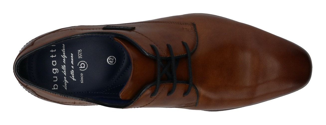 bugatti Schnürschuh, im Used-Look, Freizeitschuh, Halbschuh, Schnürschuh