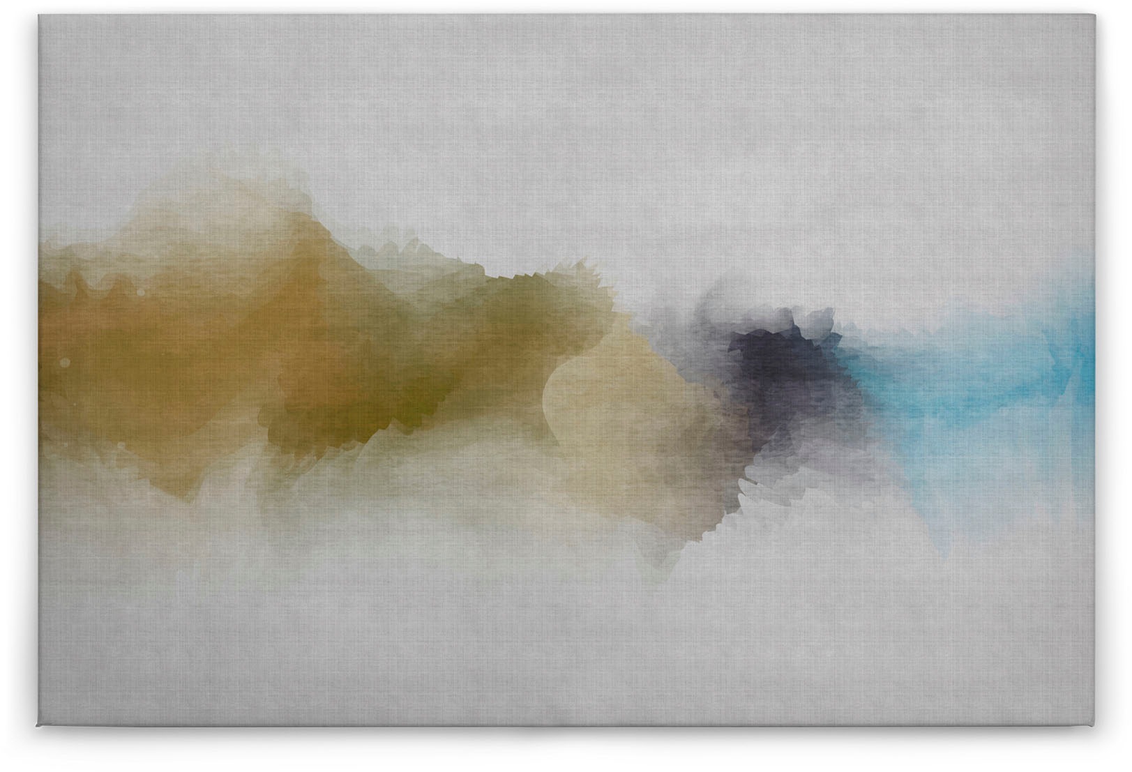A.S. Création Leinwandbild »daydream 3«, Kunst-Abstrakt-Kinder, (1 St.), Keilrahmen Bild Farben Grau Bunt Leinwand-Bild Wohnzimmer modern Wand