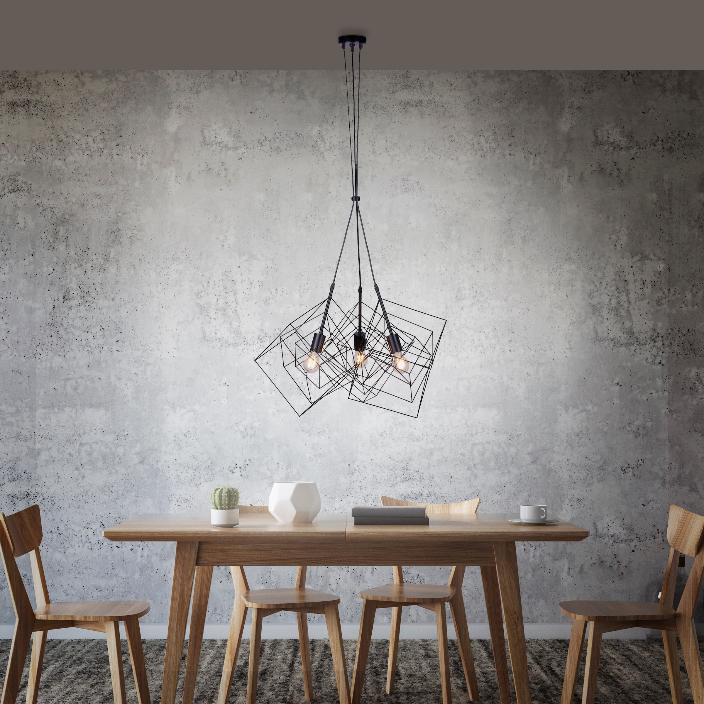 JUST LIGHT Deckenleuchte »SKELETTON« E27 1 Stk. ExklusiveE27