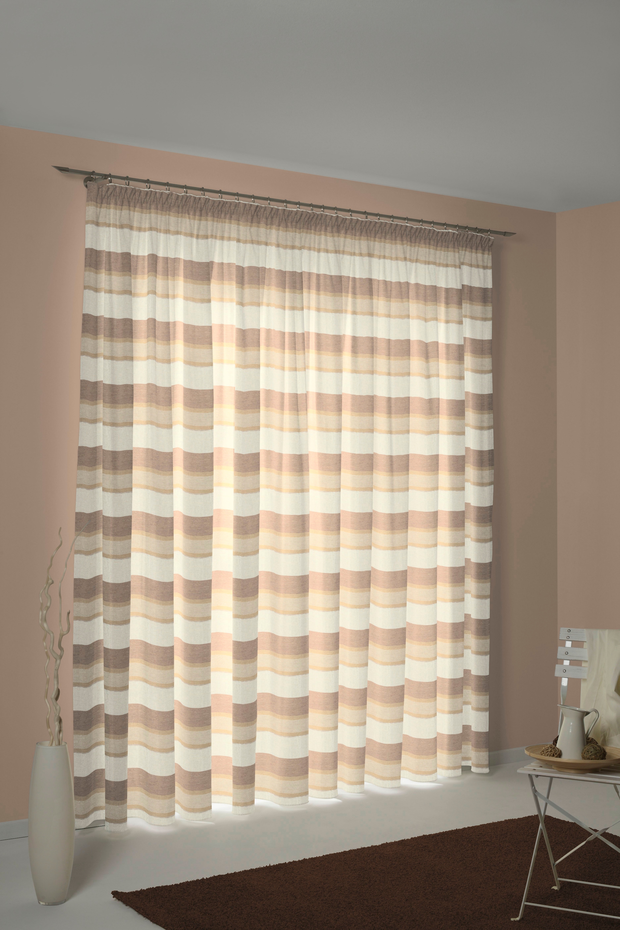 Wirth Vorhang »Menorca« Kräuselband 1 Stk. tlg.