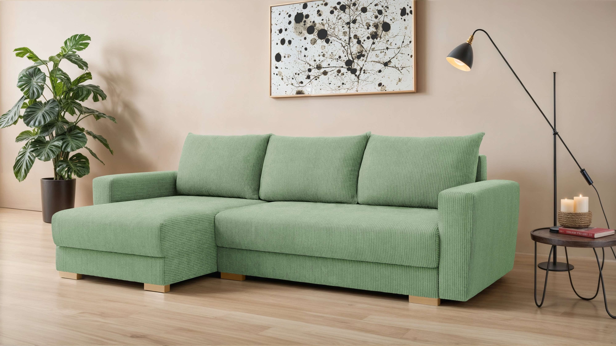 INOSIGN Ecksofa »MAGHERA universell Schlafsofa mit Bettkasten, Maße B/T/H: günstig online kaufen