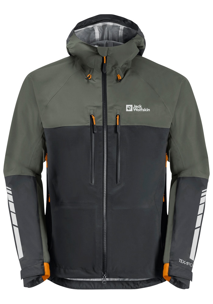 Jack Wolfskin Fahrradjacke »MOROBBIA 3L JKT M«, mit Kapuze
