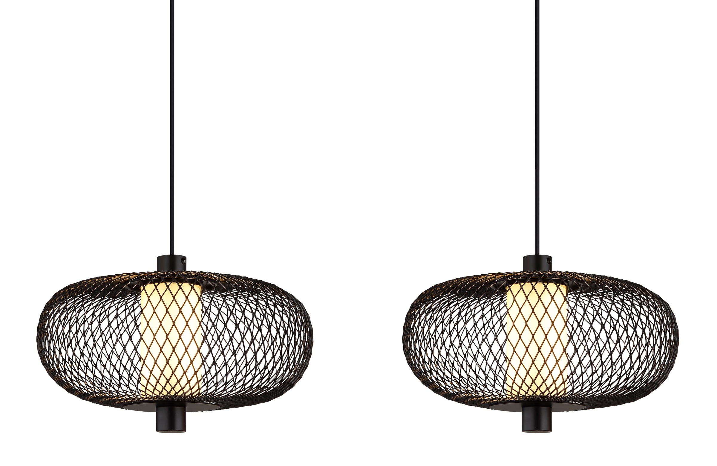 NOWA LED-Hängeleuchte »ASTARI«, 1 flammig, Leuchtmittel LED-Modul | LED fest integriert, Pendelleuchte, Hängelampe, Geflecht, Esstisch, Wohnbereich