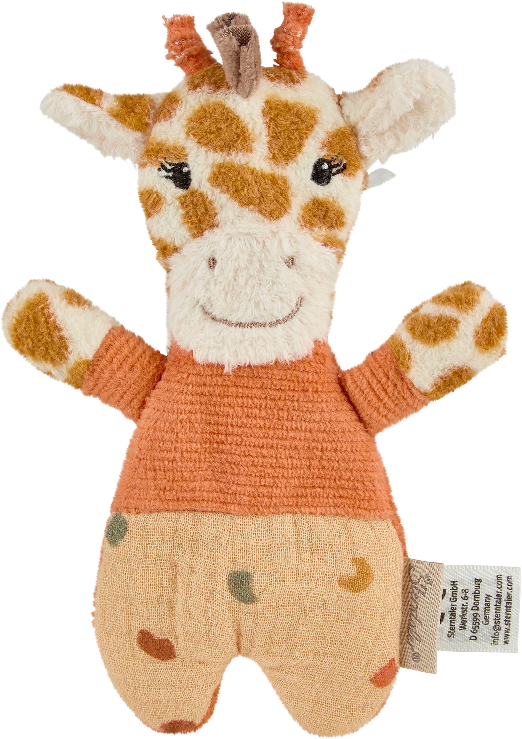 Sterntaler® Greifspielzeug »Knistertier und Greifling Giraffe Kaya«