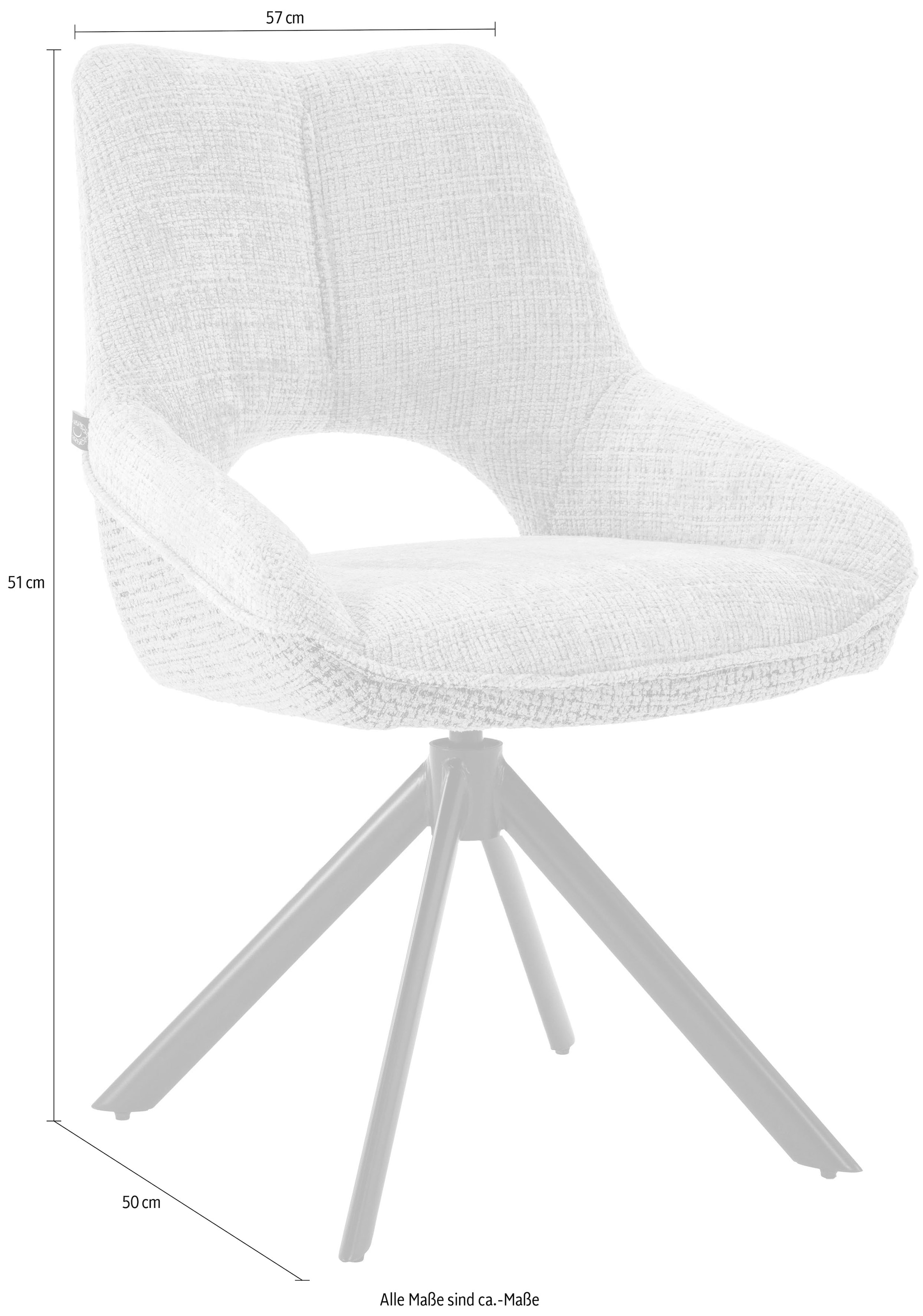 Home affaire Drehstuhl »Canto«, 1 St., Boucle, tolle Optik