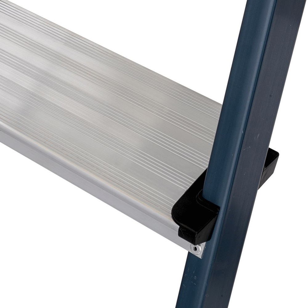 KRAUSE Stehleiter »Securo«, Alu eloxiert, 1x8 Stufen, Arbeitshöhe ca. 370 cm