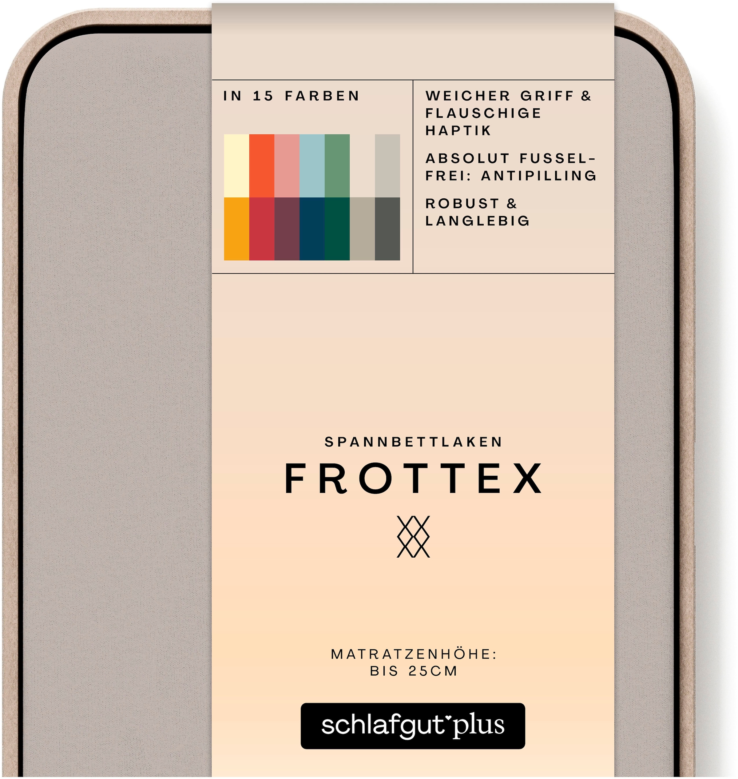Schlafgut Bettlaken »Frottex Spannbettlaken«, MADE IN GREEN by OEKO-TEX®