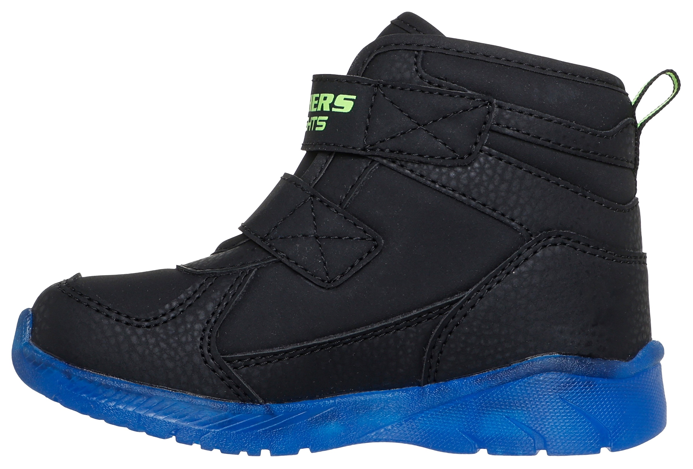 Skechers Winterstiefel »ILLUMI-BRIGHTS«, Winterstiefel mit Blinkfunktion, Größenschablone zum Download