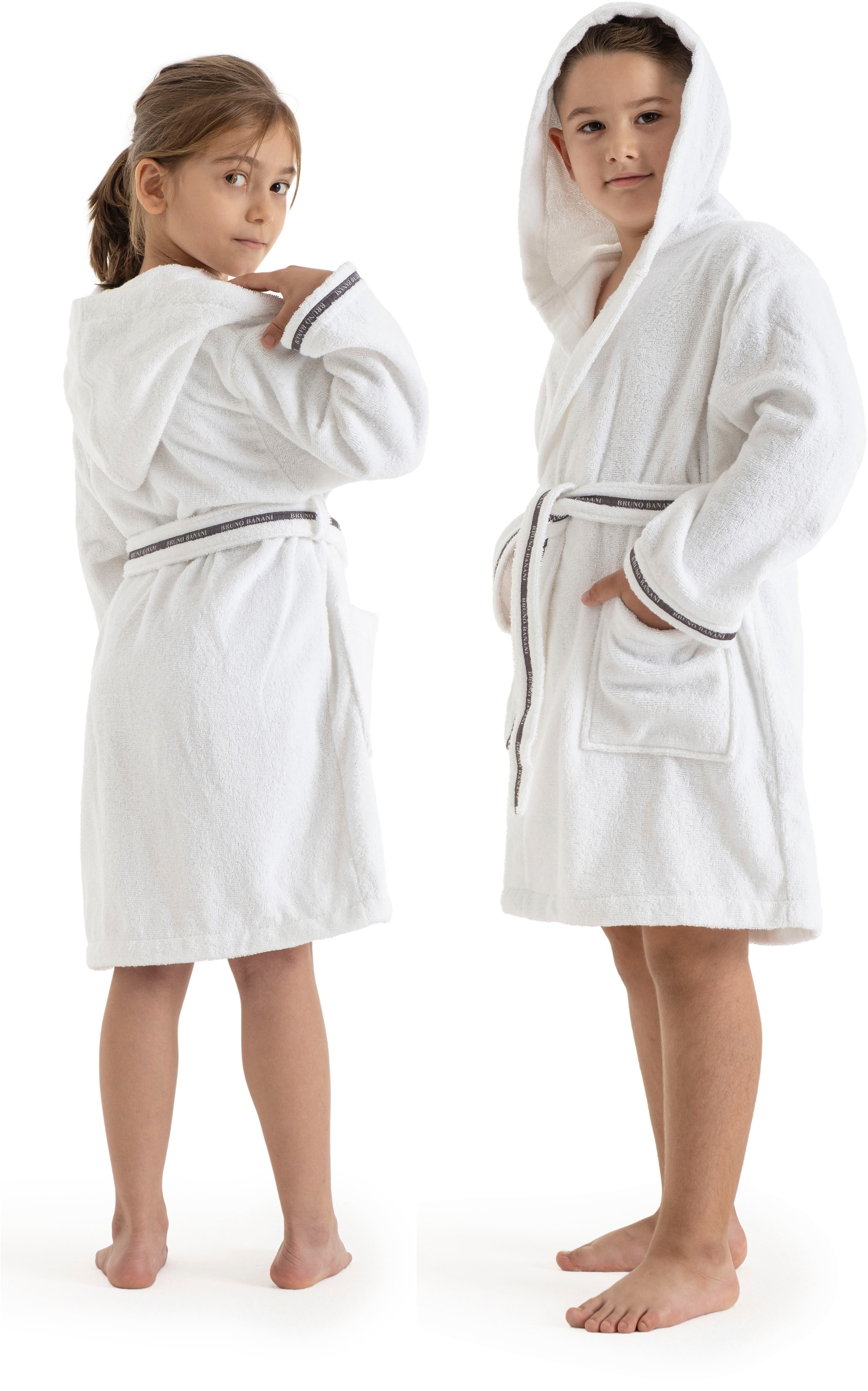 Bruno Banani Kinderbademantel »Danny, Ideal für Zuhause, Schwimmbad oder im günstig online kaufen