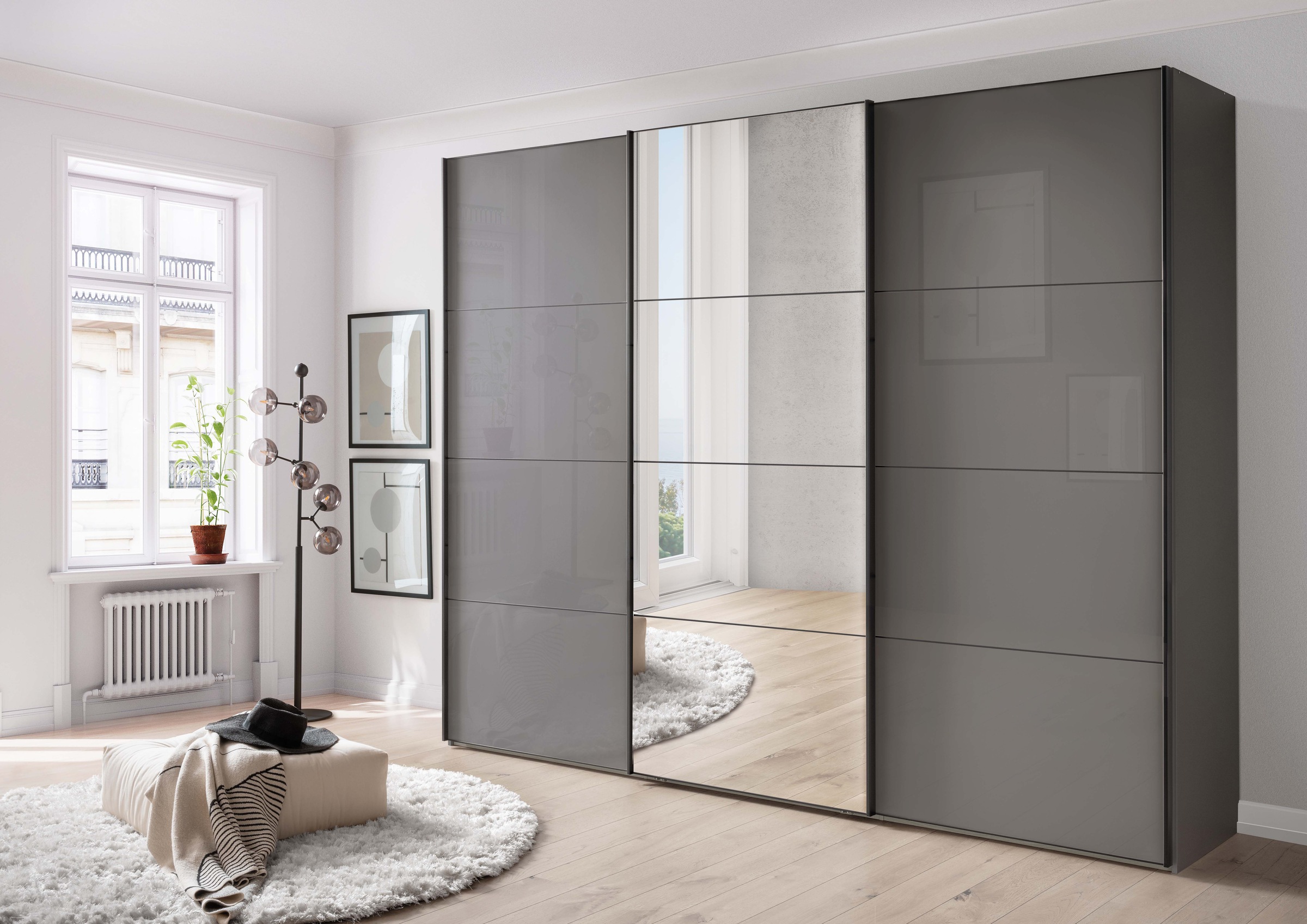 WIEMANN Schwebetürenschrank »Phoenix, Made in Germany, modernes Design, Hig günstig online kaufen