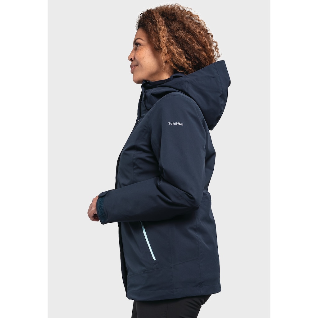 Schöffel Doppeljacke »3in1 Jacket Auerspitz L«, mit Kapuze