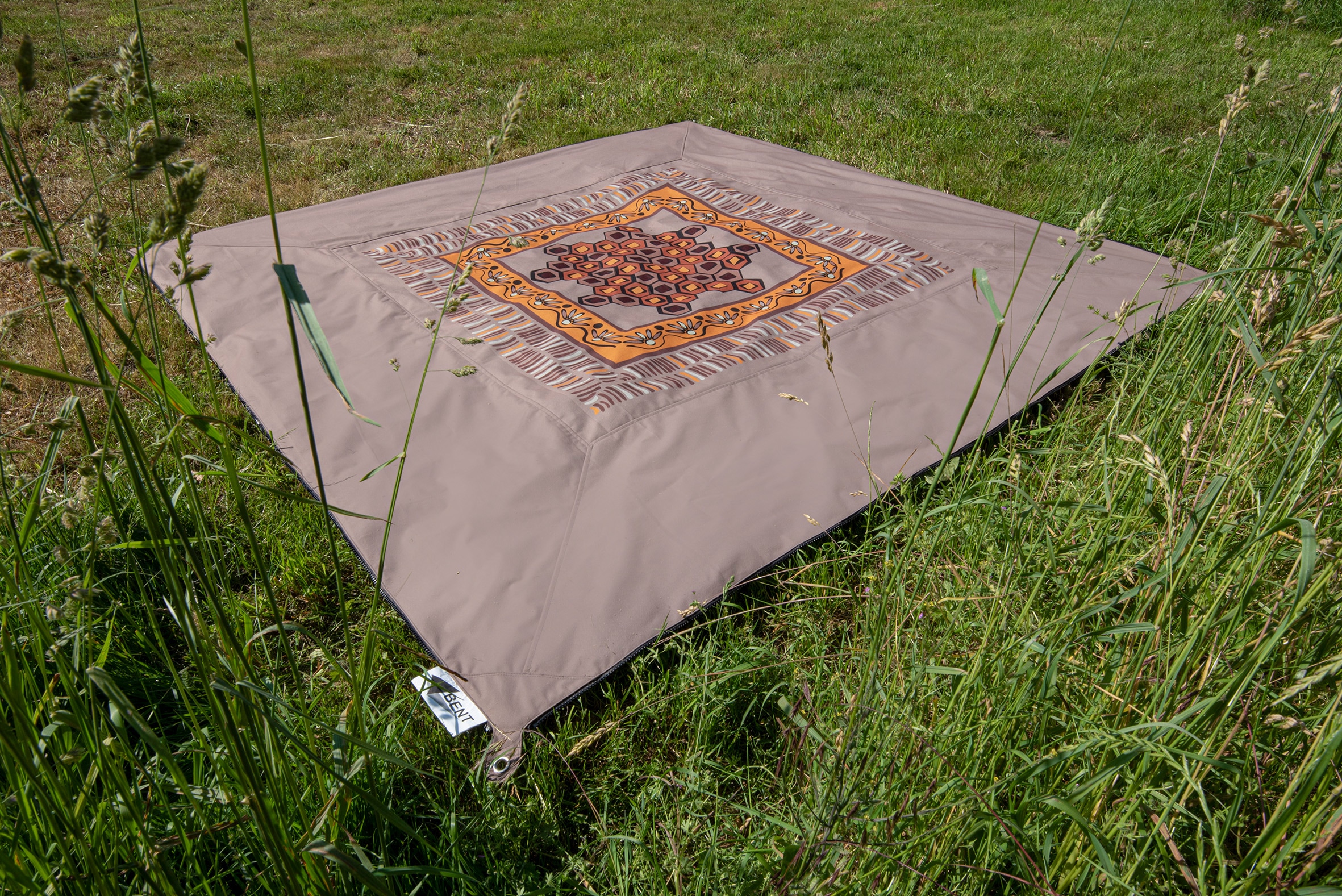 BENT Outdoorteppich »Verbindbarer Teppich Afrika«, rechteckig, 4 mm Höhe, PFC frei