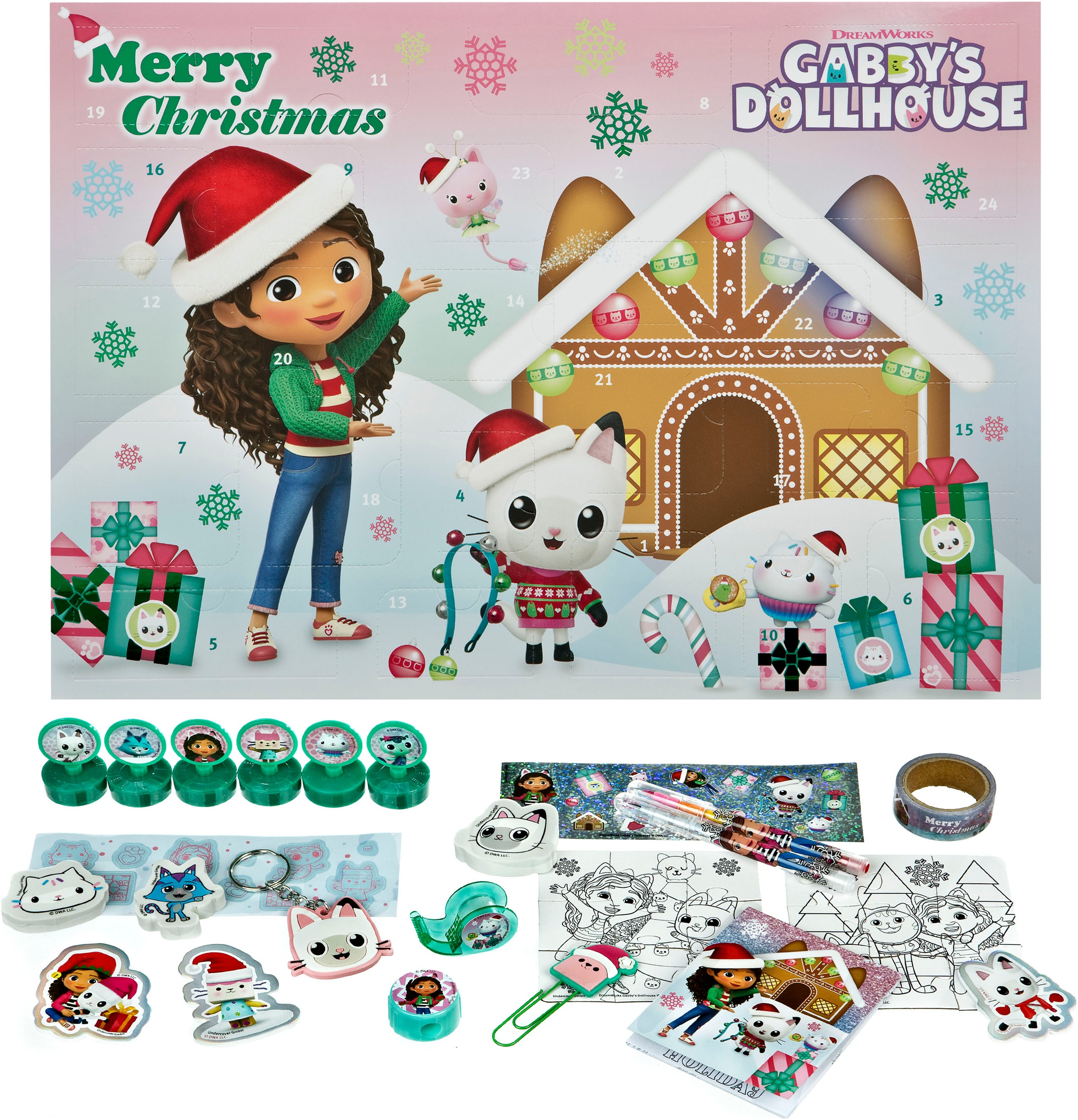 UNDERCOVER Spielzeug-Adventskalender »Gabby's Dollhouse«, ab 6 Jahren