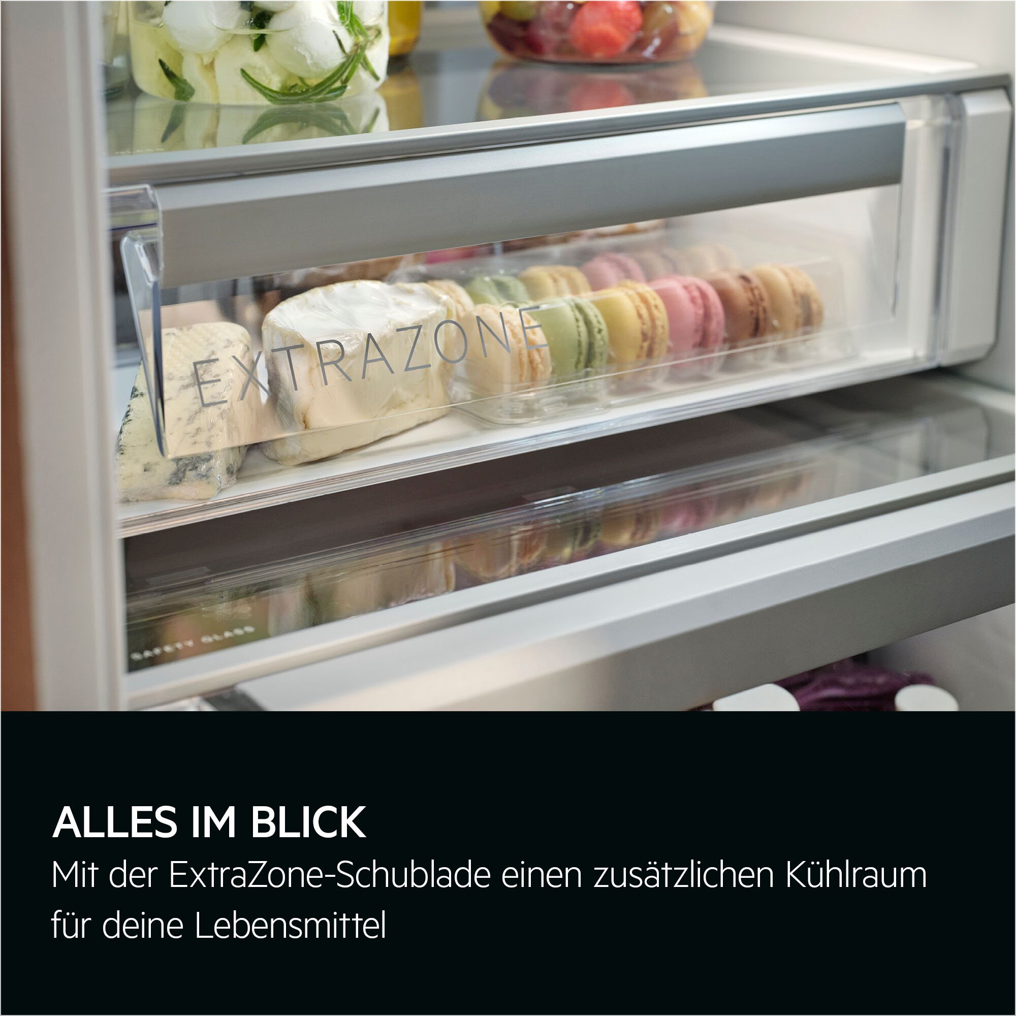 AEG Einbaukühlgefrierkombination 6000 »TF6FS181DC« 176,9 cm hoch 55,7 cm breit DynamicAir: Für gleichmäßige Kälteverteilung