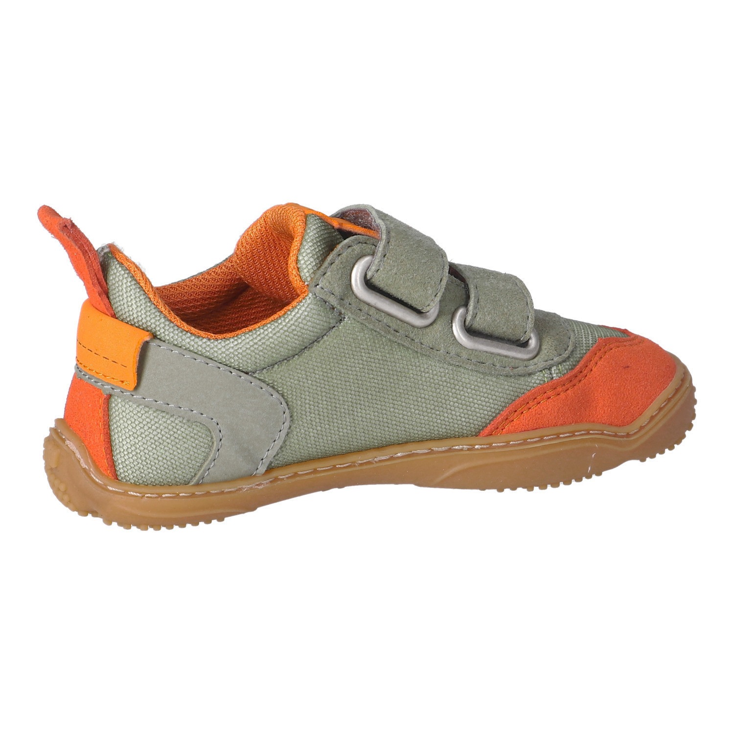 qnuffs Barfußschuh »Erle«  Klettschuh, Halbschuh, Sneaker mit Kontrastbesätzen