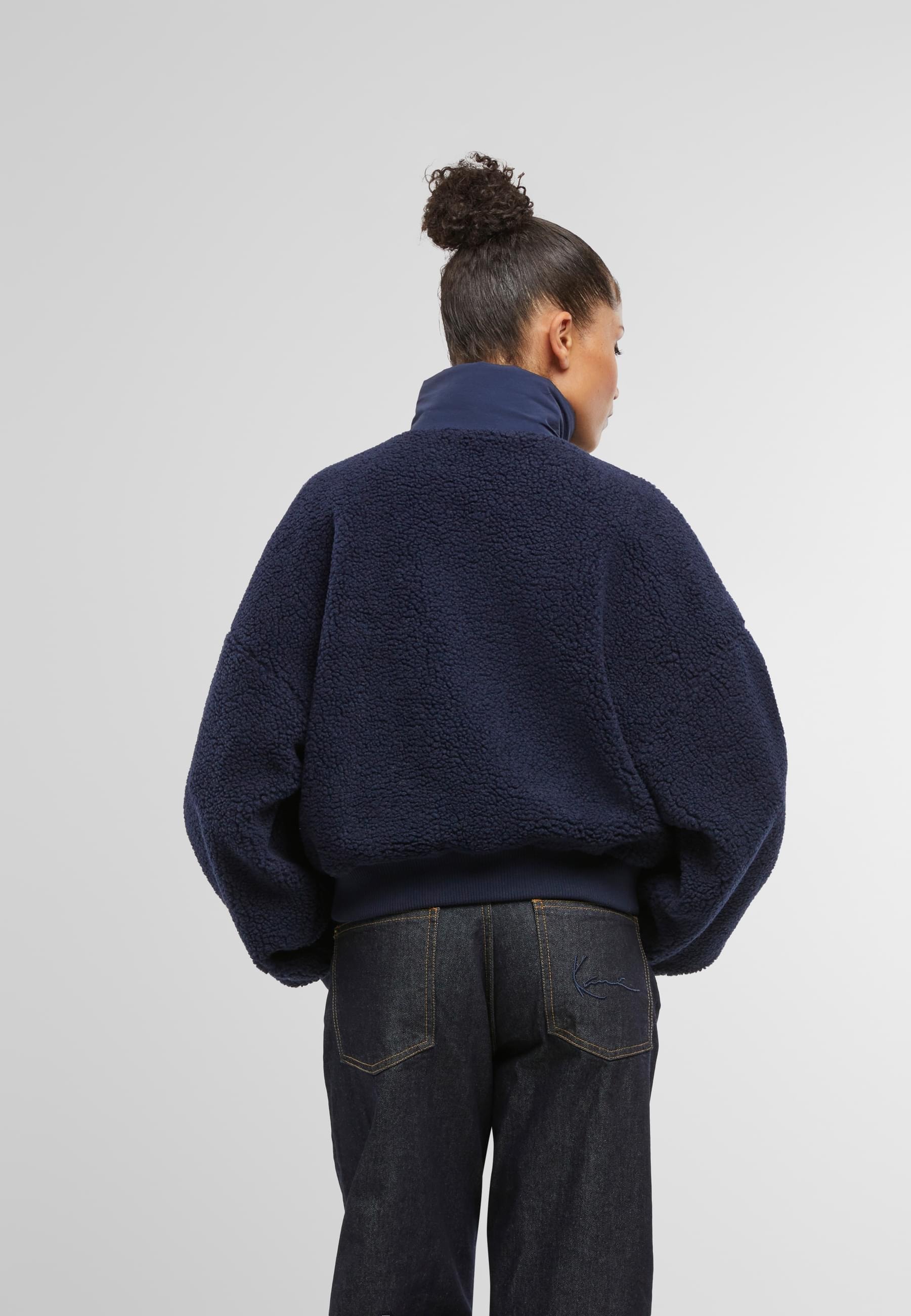 Karl Kani Bomberjacke »Karl Kani OG Crop Teddy Bomber Jacket« 1 Stk. tlg. ohne Kapuze