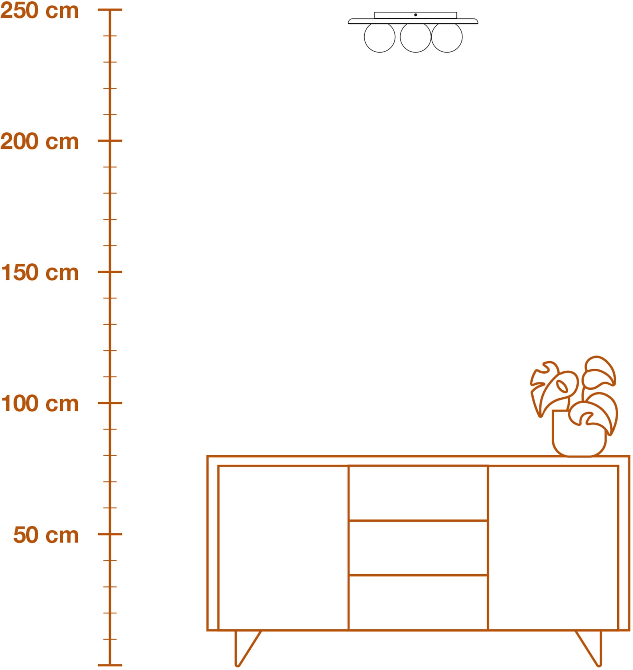 Osram Deckenleuchte »Decor Acacia-Wood Nest« G9 1 Stk. braun, Fassung G9