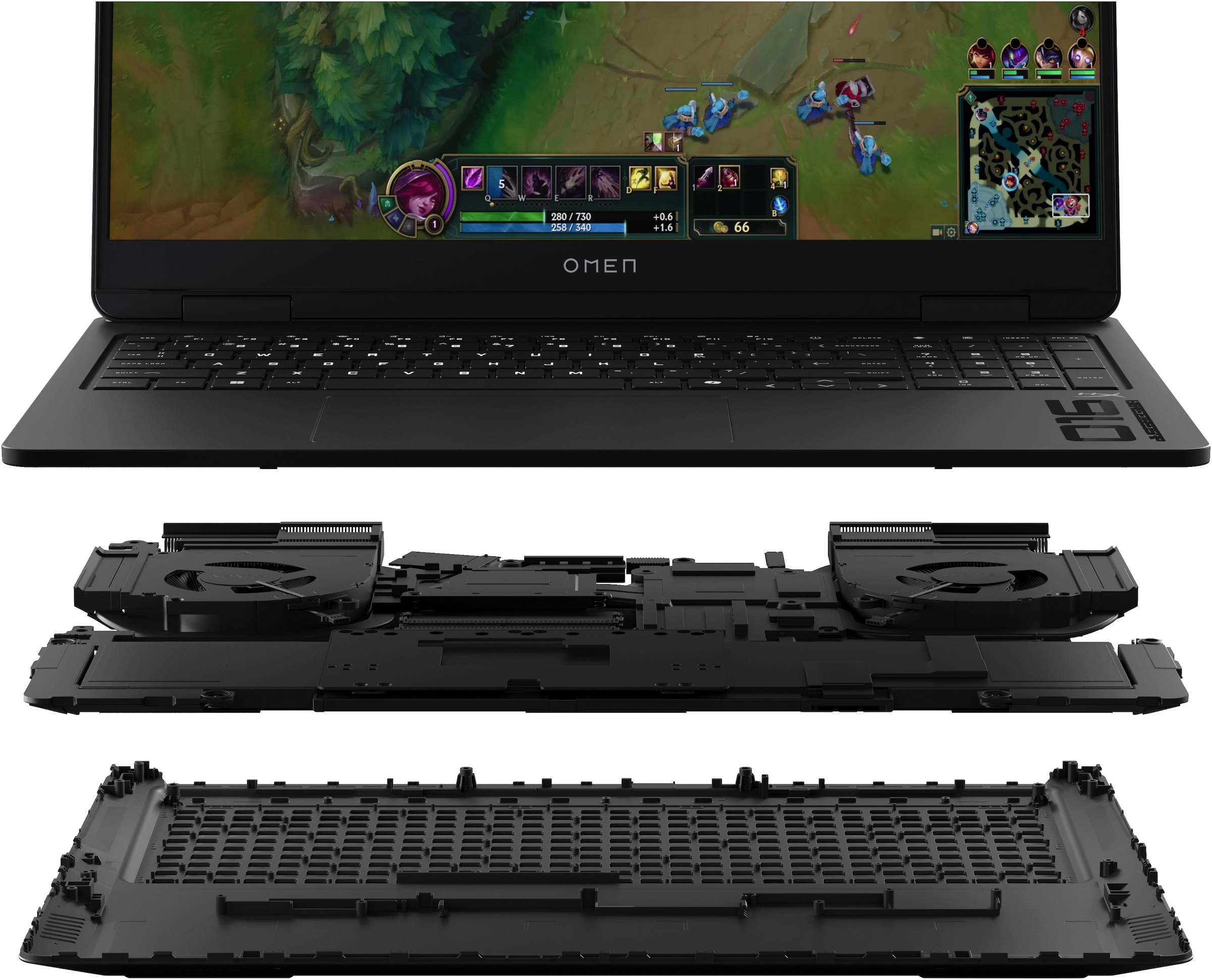 HP Gaming-Notebook »16-am0270ng«, 40,64 cm, / 16 Zoll, Intel, Core i7, GeForce RTX 5060, 1000 GB SSD
