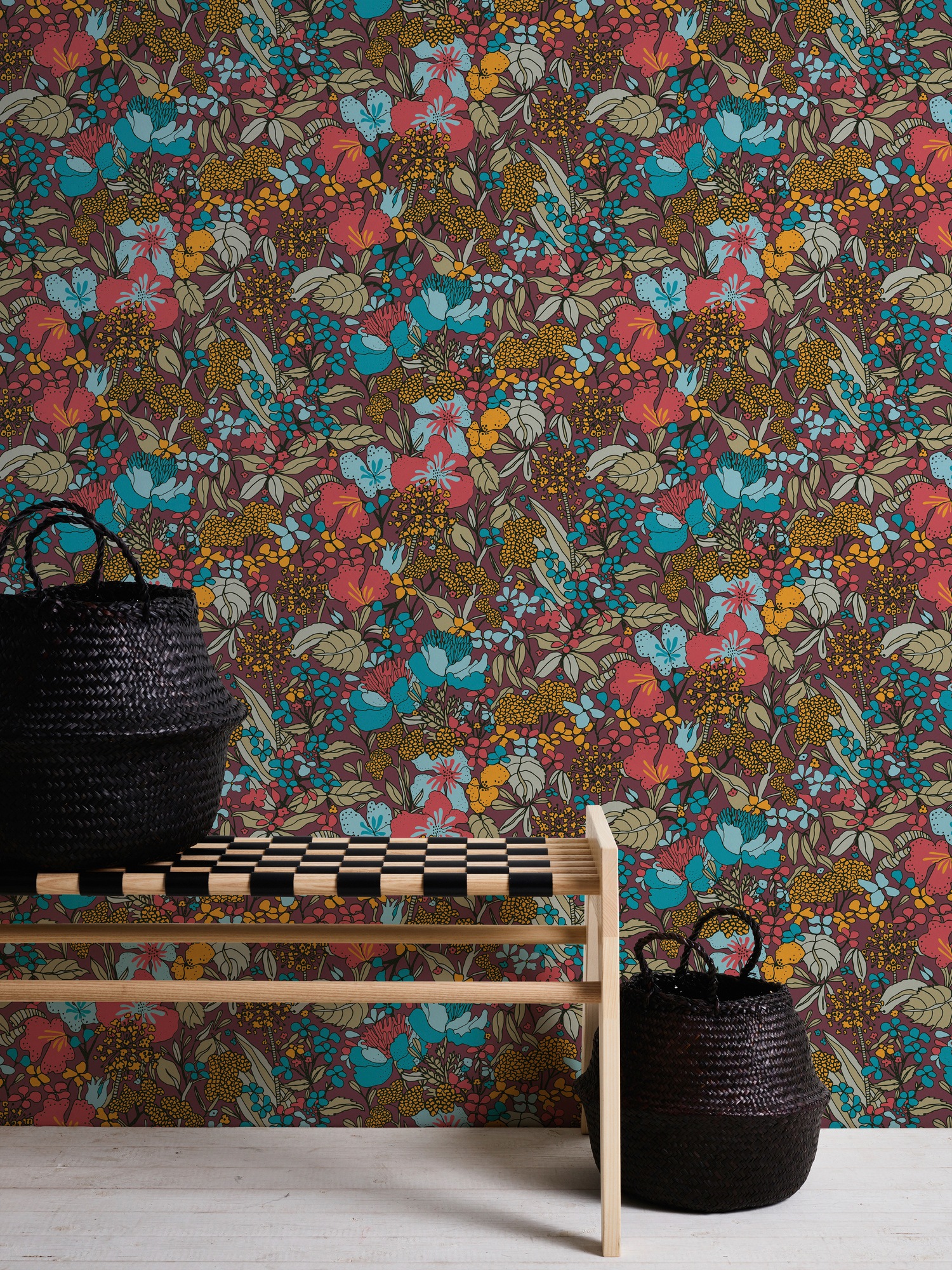 Architects Paper Vliestapete »Floral Impression« Wald | botanisch | floral glatt Blumentapete Tapete Dschungel Tapeten Wohnzimmer Schlafzimmer Küche