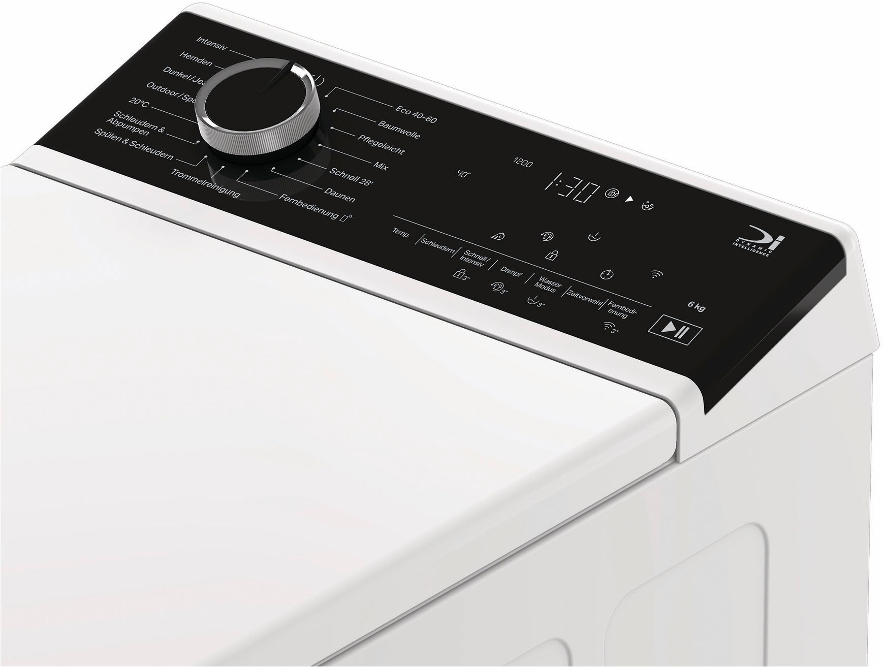 BAUKNECHT Waschmaschine Toplader »TBK 61A BW« 6 kg 1200 U/min HomeWhiz – smarte Vernetzung für mehr Komfort