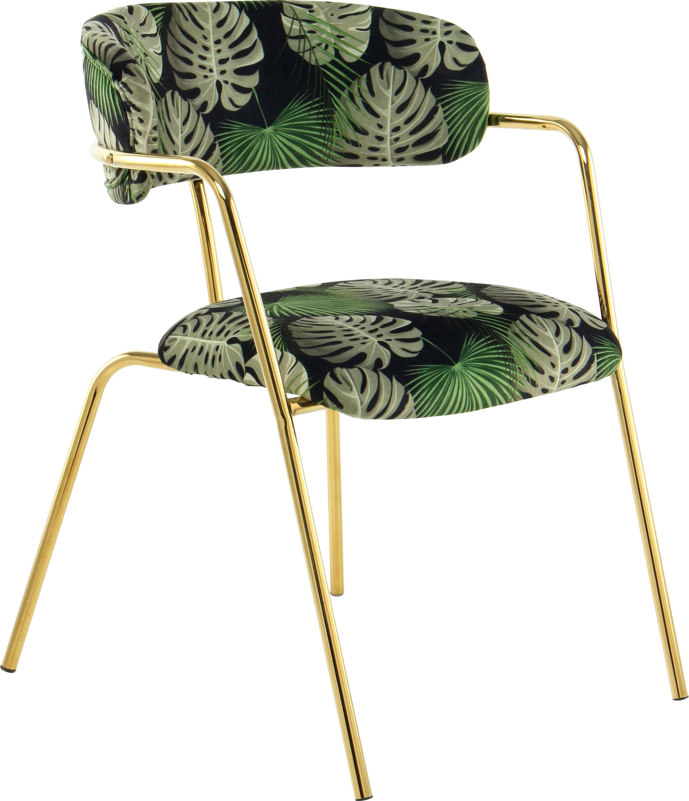 Kayoom Stuhl »Forest 625 2er-Set, samtweicher Bezug mit hohem Sitzkomfort«, (Set), 2 St., Samtoptik, elegant, gute Stabilität durch hochwertige Verarbeitung