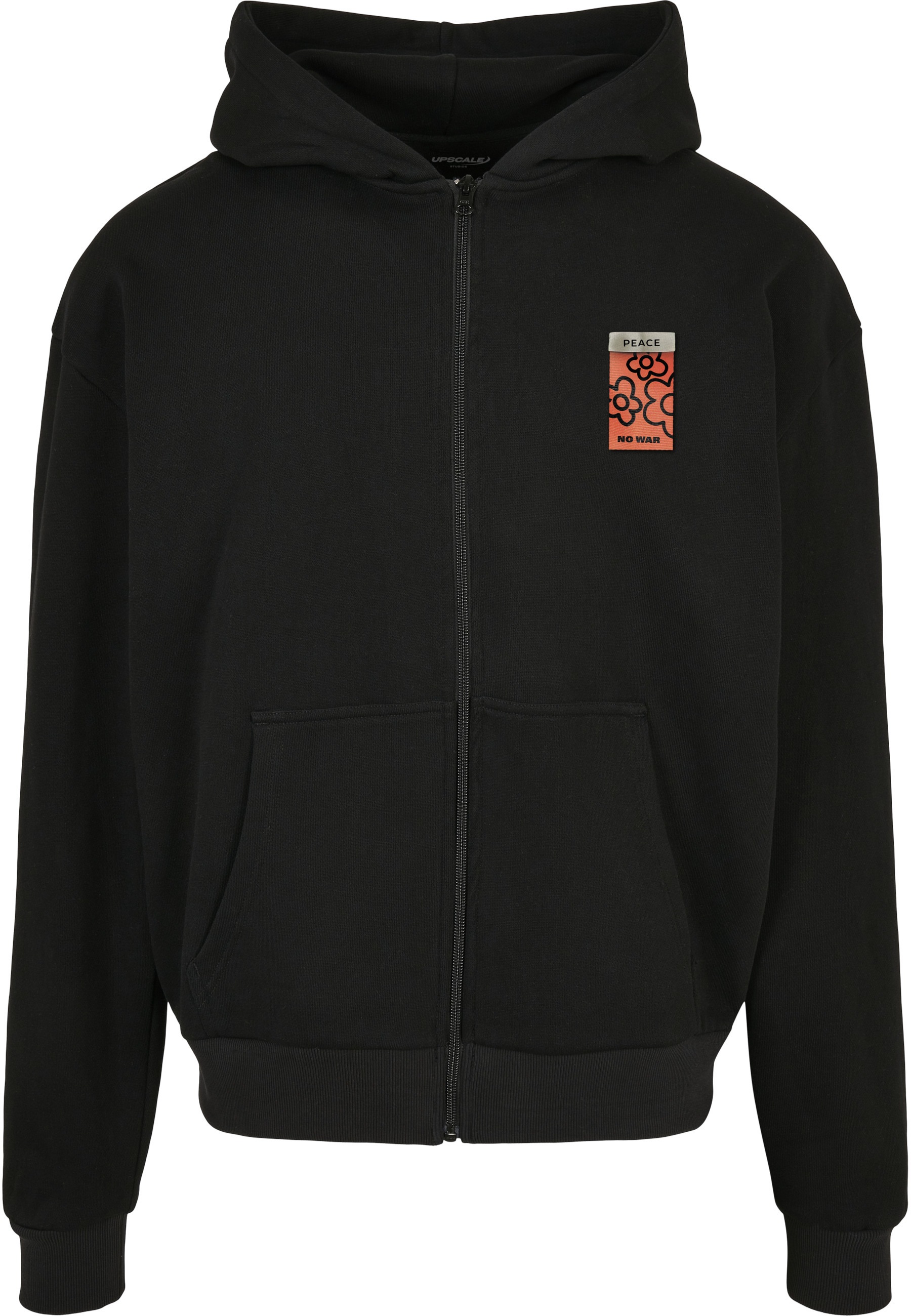 MisterTee Langarmshirt »MisterTee Unisex Puffer Peace Heavy Oversize Zip Hoody« 1 Stk.